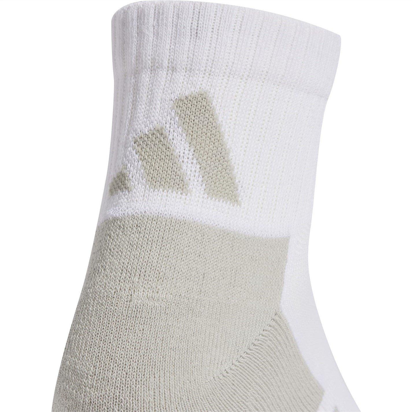 White/Grey - adidas - Aeroready Ankle 6 Pack Socks Junior - 3