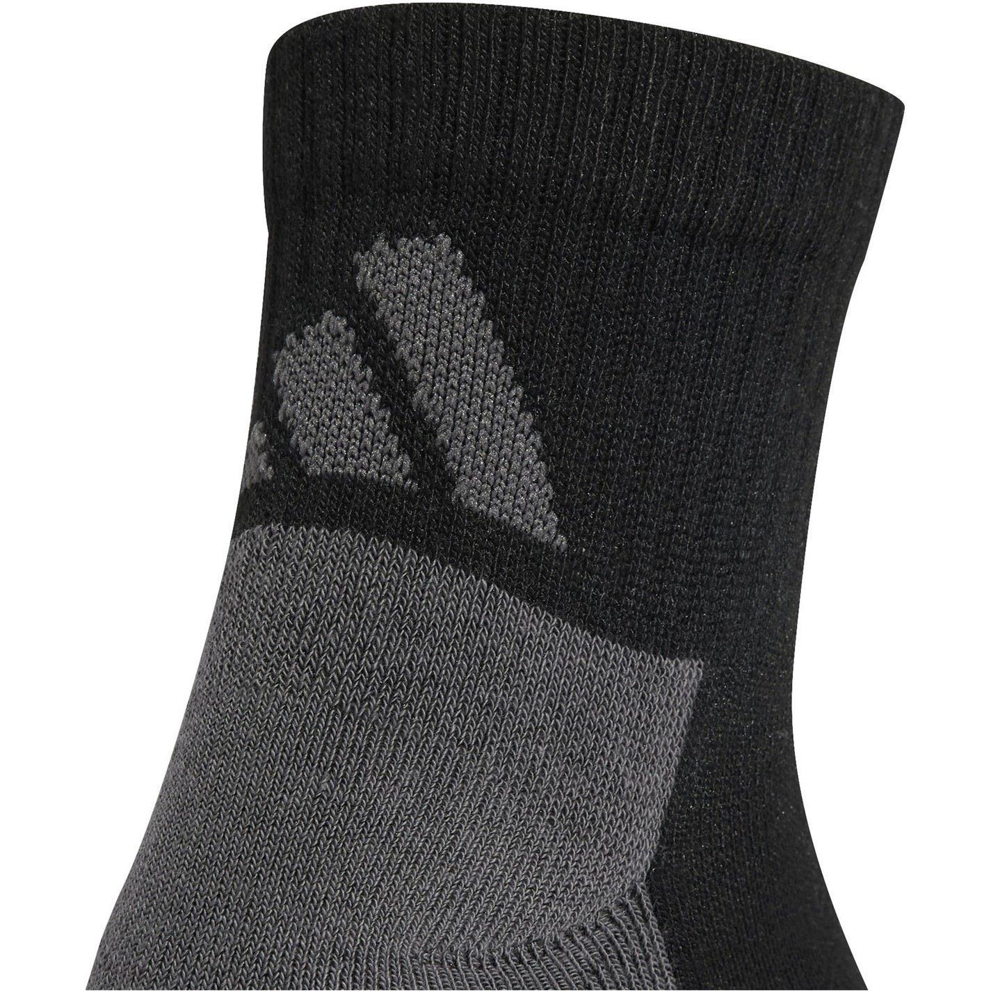 Noir/Gris - adidas - Aeroready Ankle 6 Pack Socks Junior - 3
