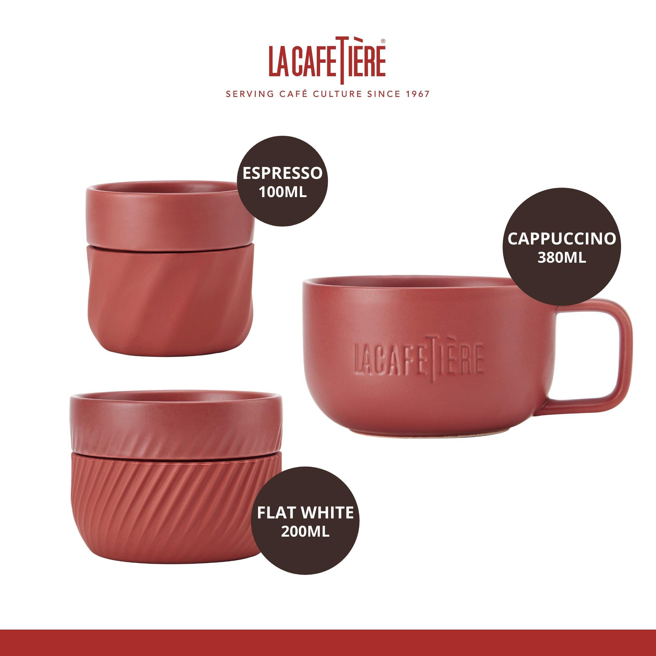 Red - La Cafetiere - La Cafetière 3pc, Family Mug Set - 6