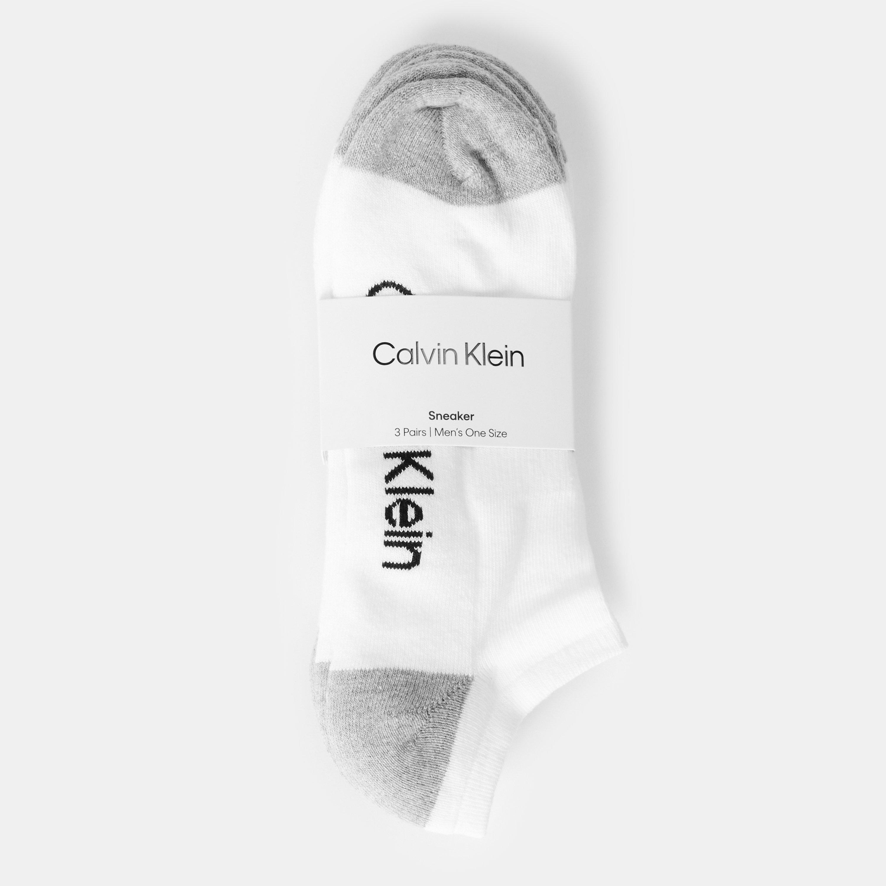 Hvid - Calvin Klein - Liner Socks 3 Pack - 1