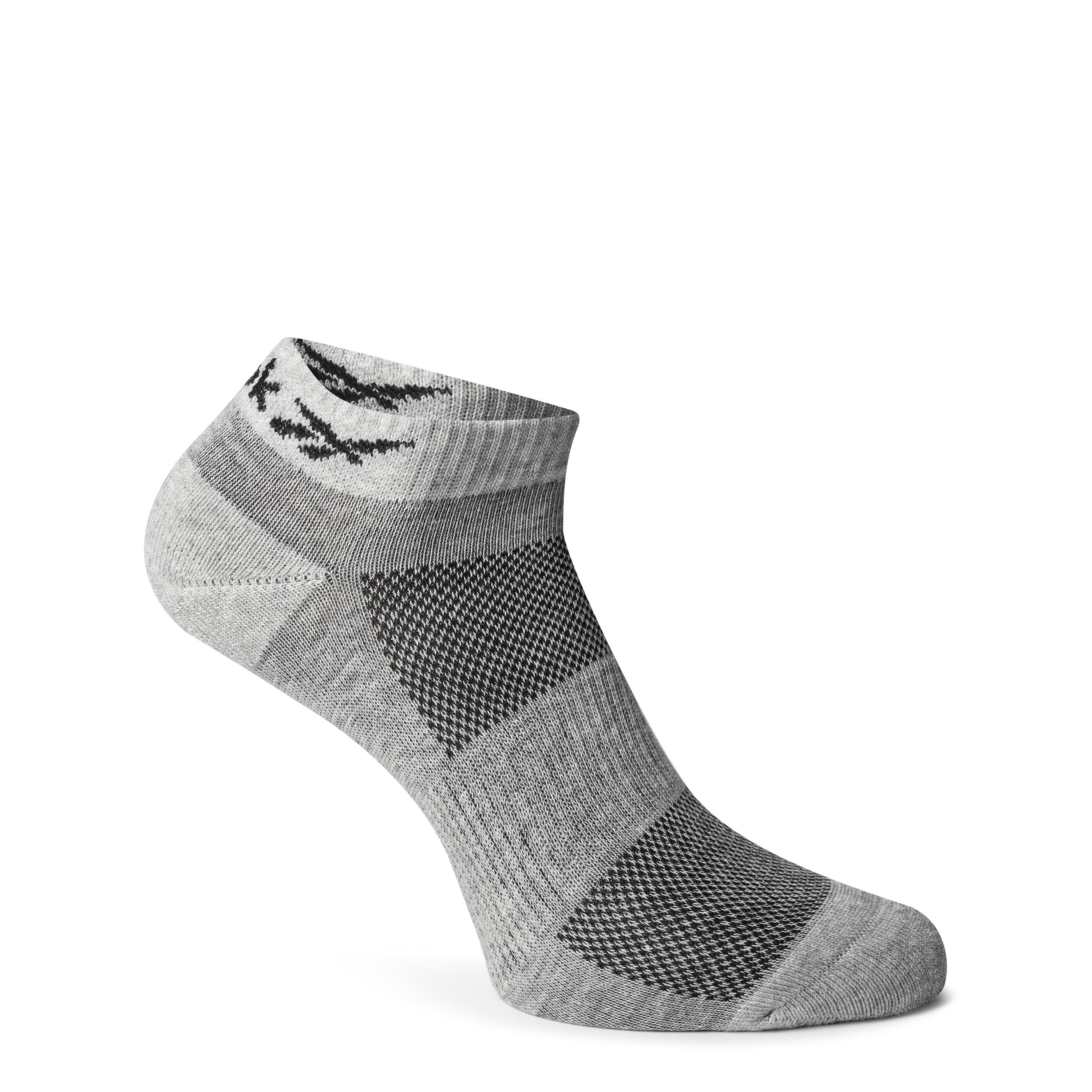 Black/Grey/Whte - Reebok - Adults Trainers Socks - 3