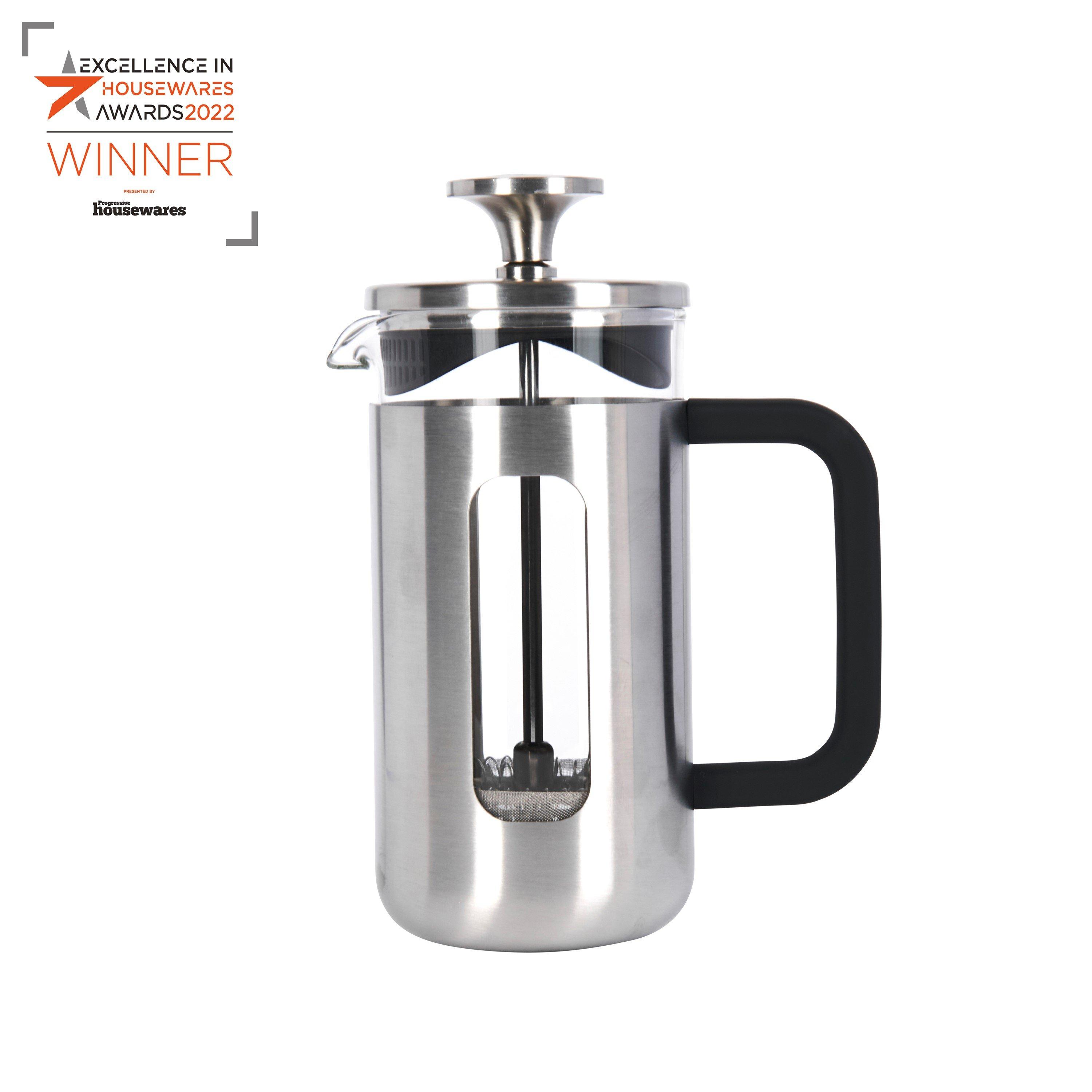 La Cafetiere  La Cafetière Pisa Glass Cafetiere - Silver - 350ml