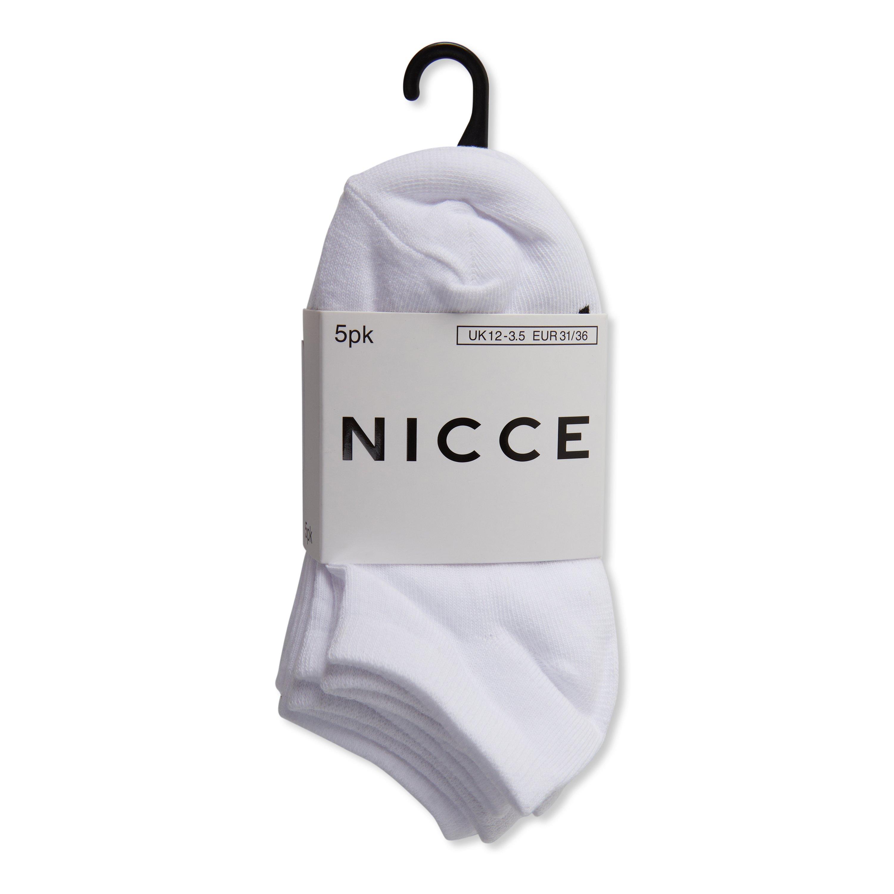Nicce Boys Pack Trainers Socks - Assorted - Junior 1-6