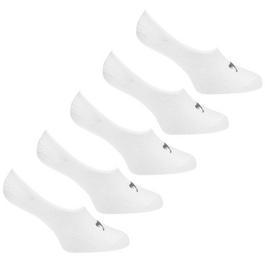 Slazenger Invisible 5 Pack Trainer Socks Mens