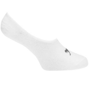 White - Slazenger - Slazenger Invisible 5 Pack Trainer Socks Mens - 2