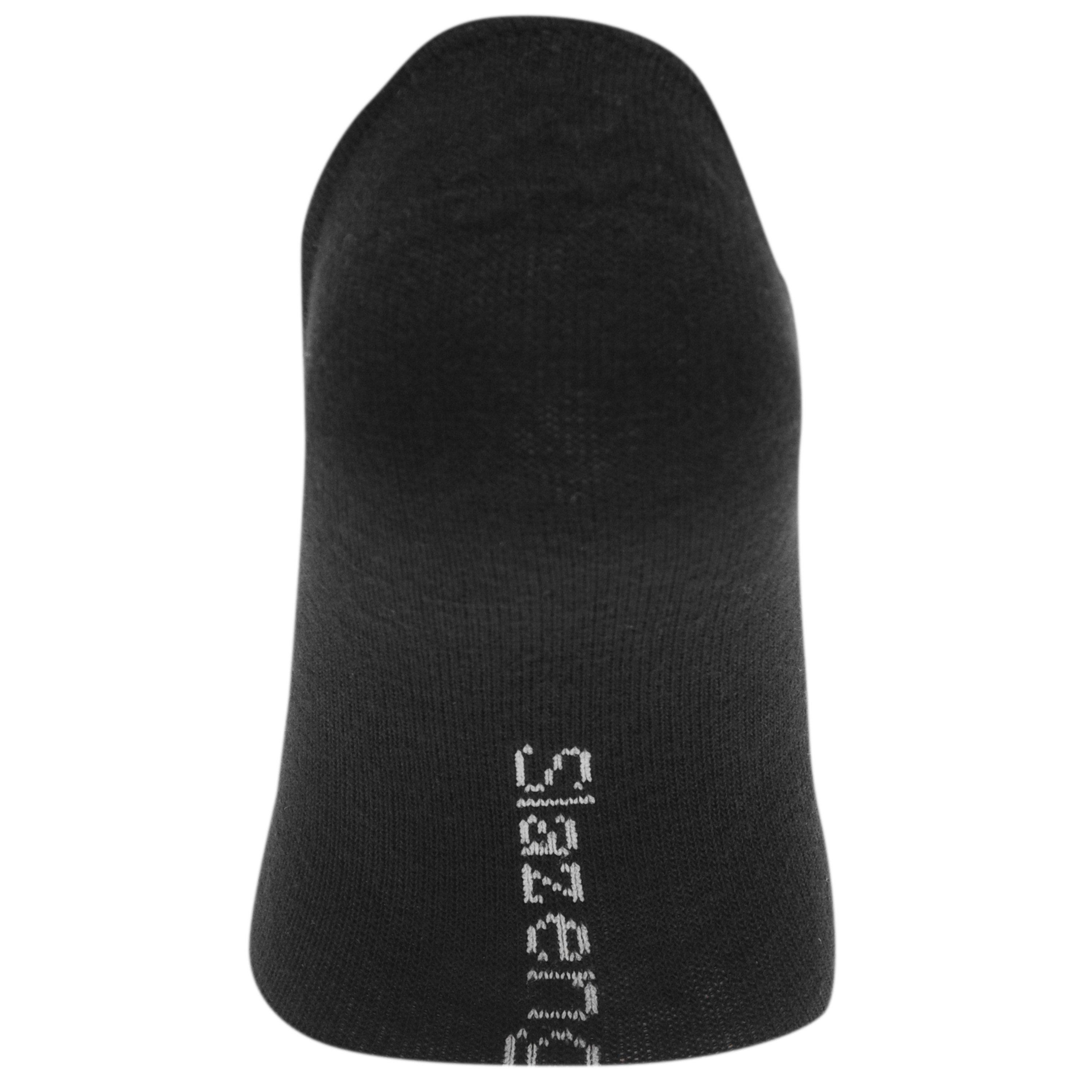 Black - Slazenger - Invisible 5 Pack Trainer Socks Mens - 4