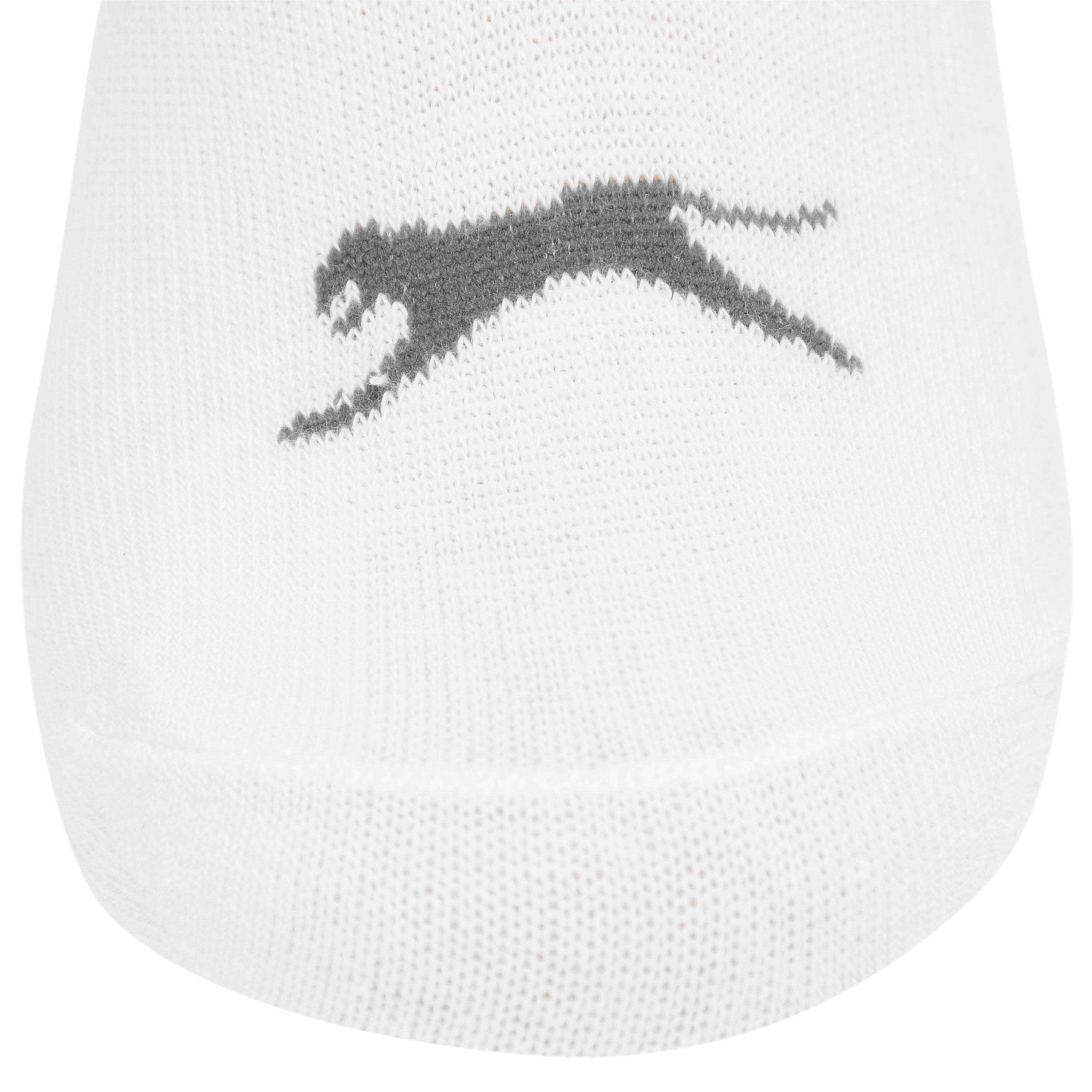 White - Slazenger - Invisible 5 Pack Socks Ladies - 3
