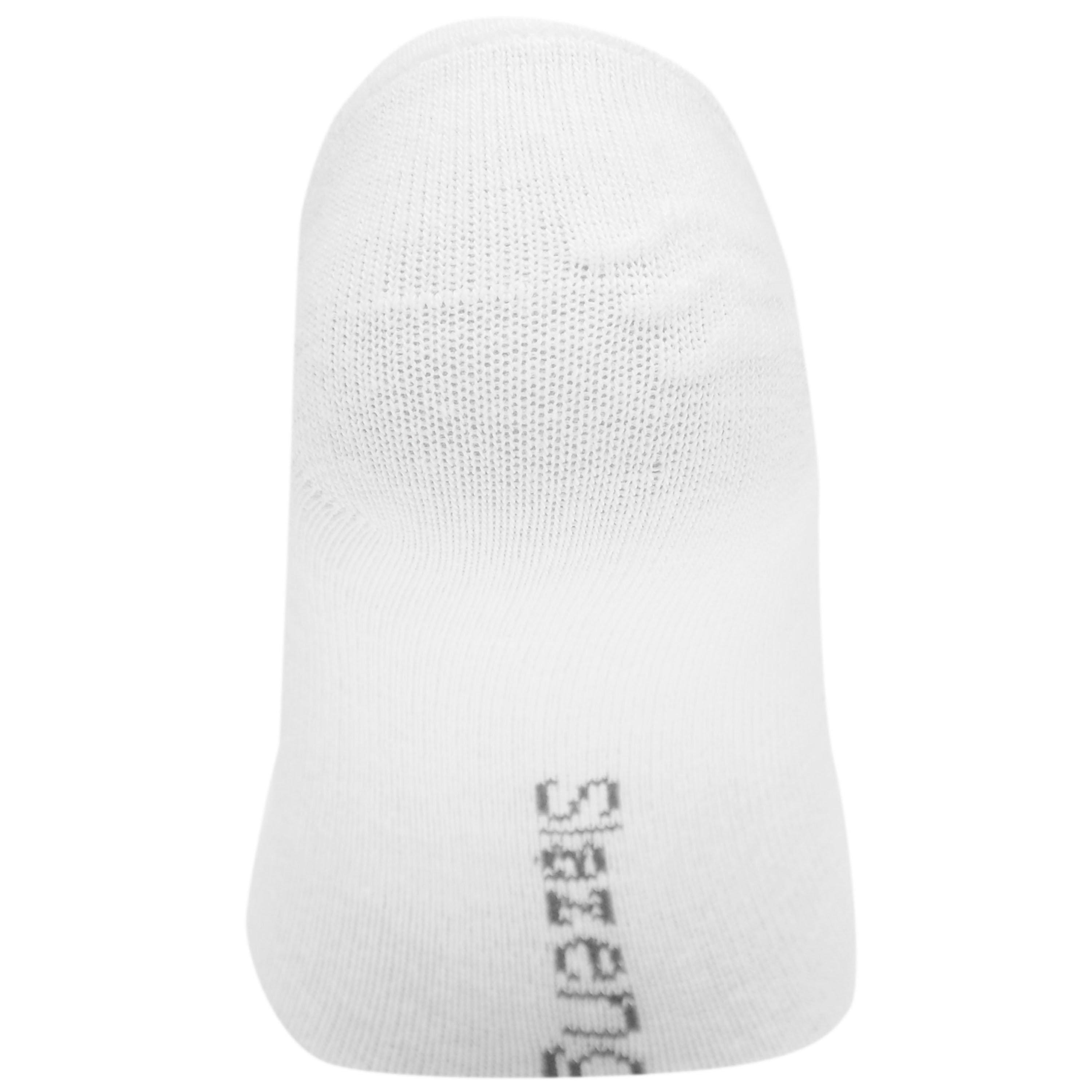 White - Slazenger - Invisible 5 Pack Socks Ladies - 4