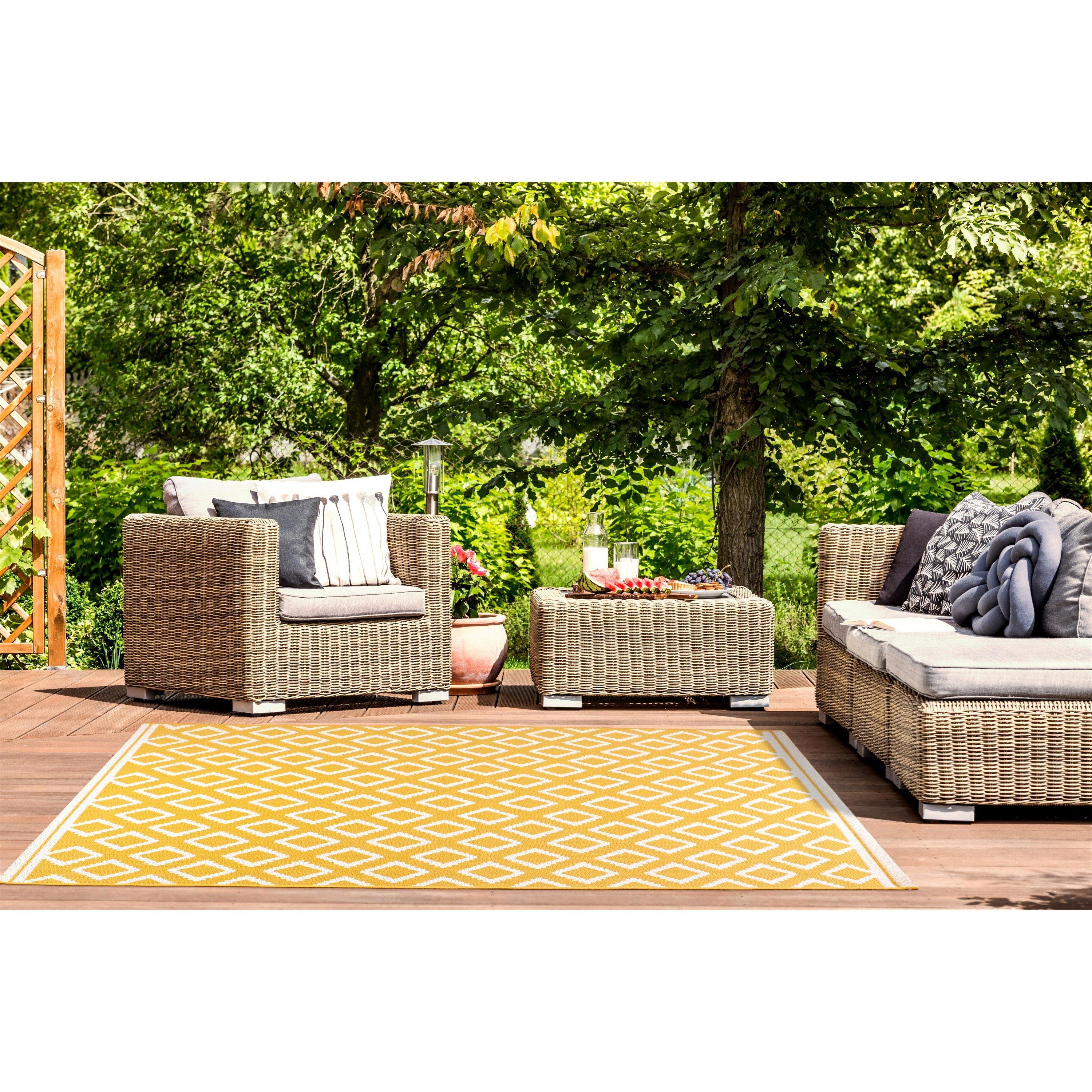 Gold - Rugstyle - SUMMER BREEZE SMALL DIAMOND - 1