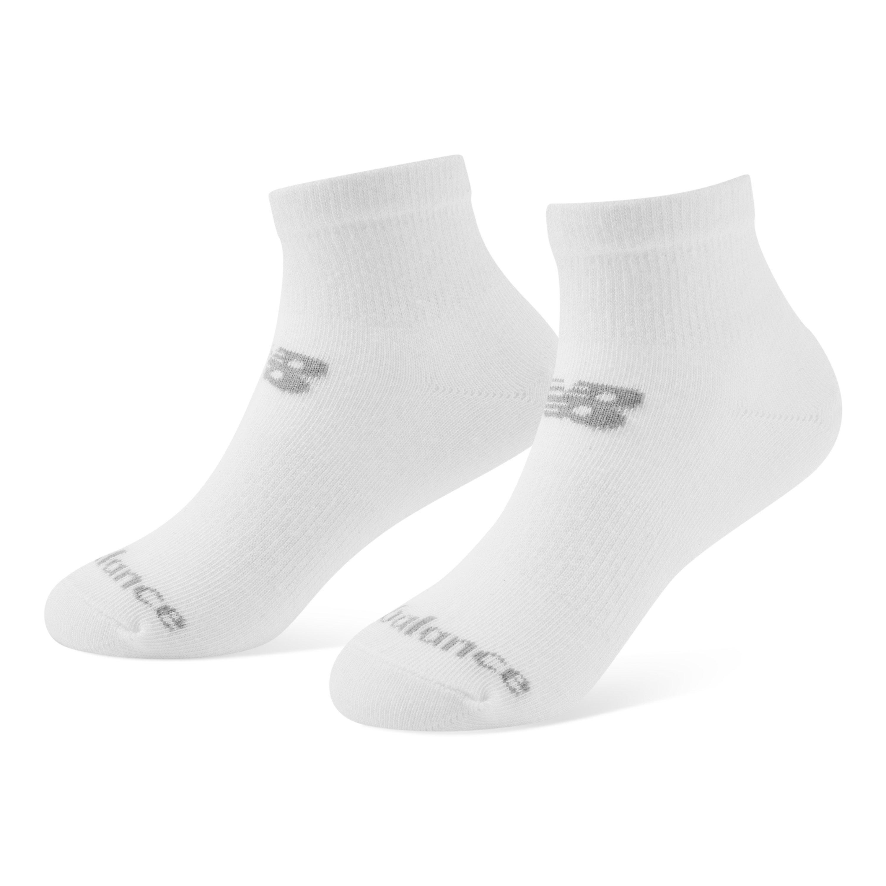 White - New Balance - New 3 Pack Ankle Socks Juniors - 1