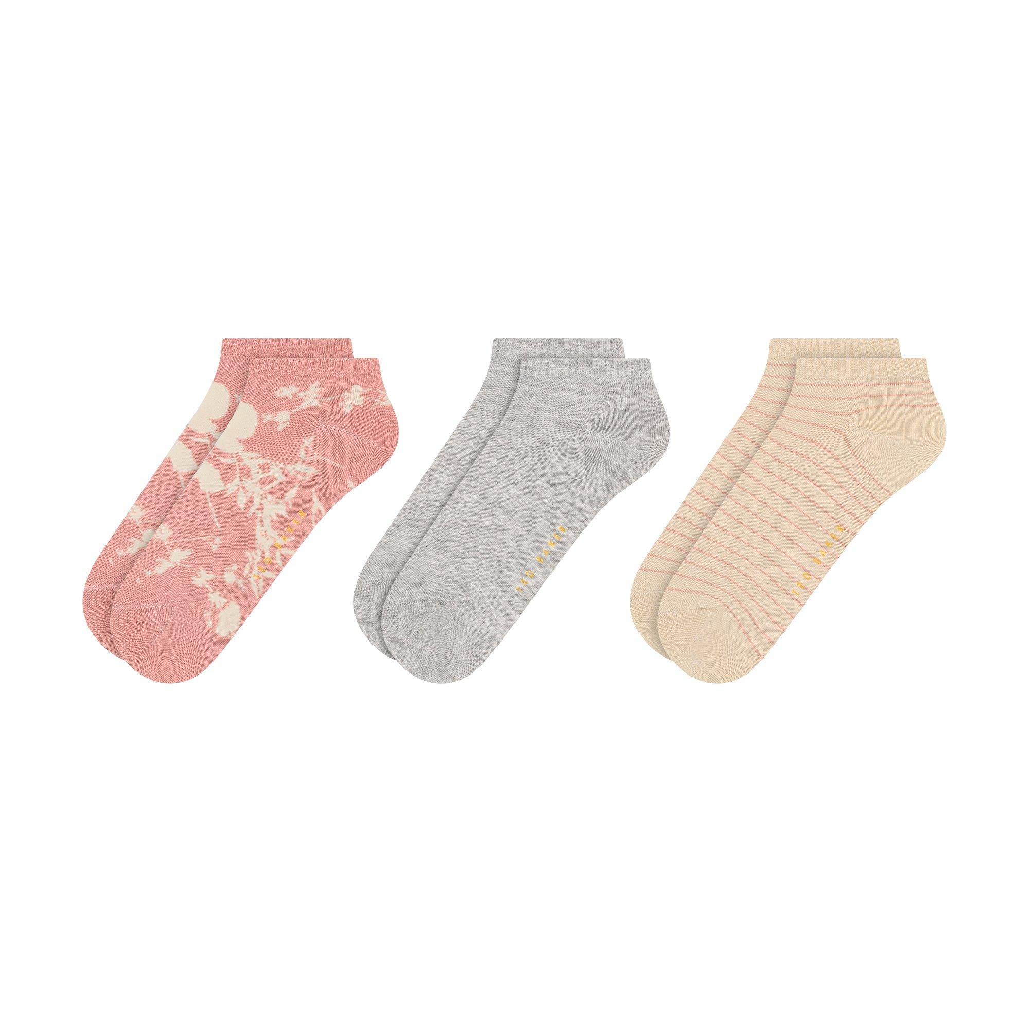 Pink - Ted Baker - Women's T Liner Trainer Socks - 2