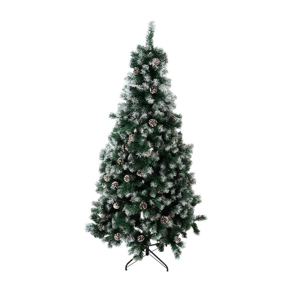 Green - LIFE IDEAS - 180cm Snow Flocked Artificial Christmas Tree - 3