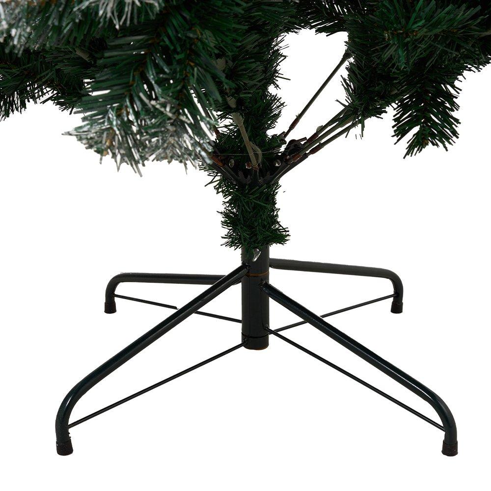 Green - LIFE IDEAS - 180cm Snow Flocked Artificial Christmas Tree - 7