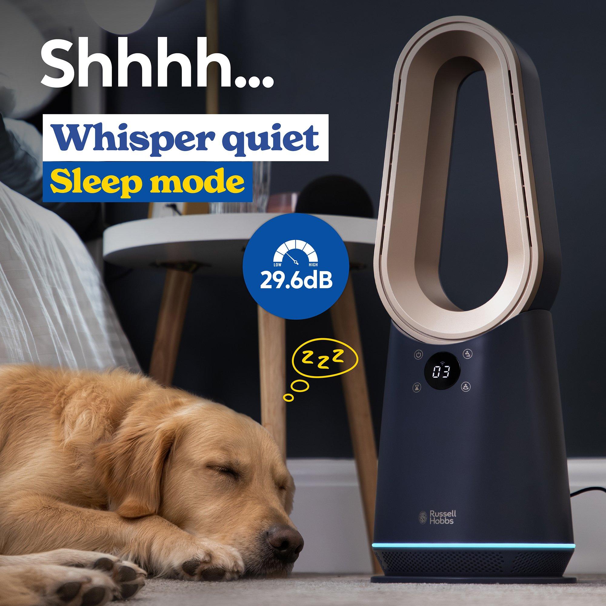 Navy Blue And C - Russell Hobbs - RHCBLDL10BLSM Smart Bladeless Cooling Fan - 6