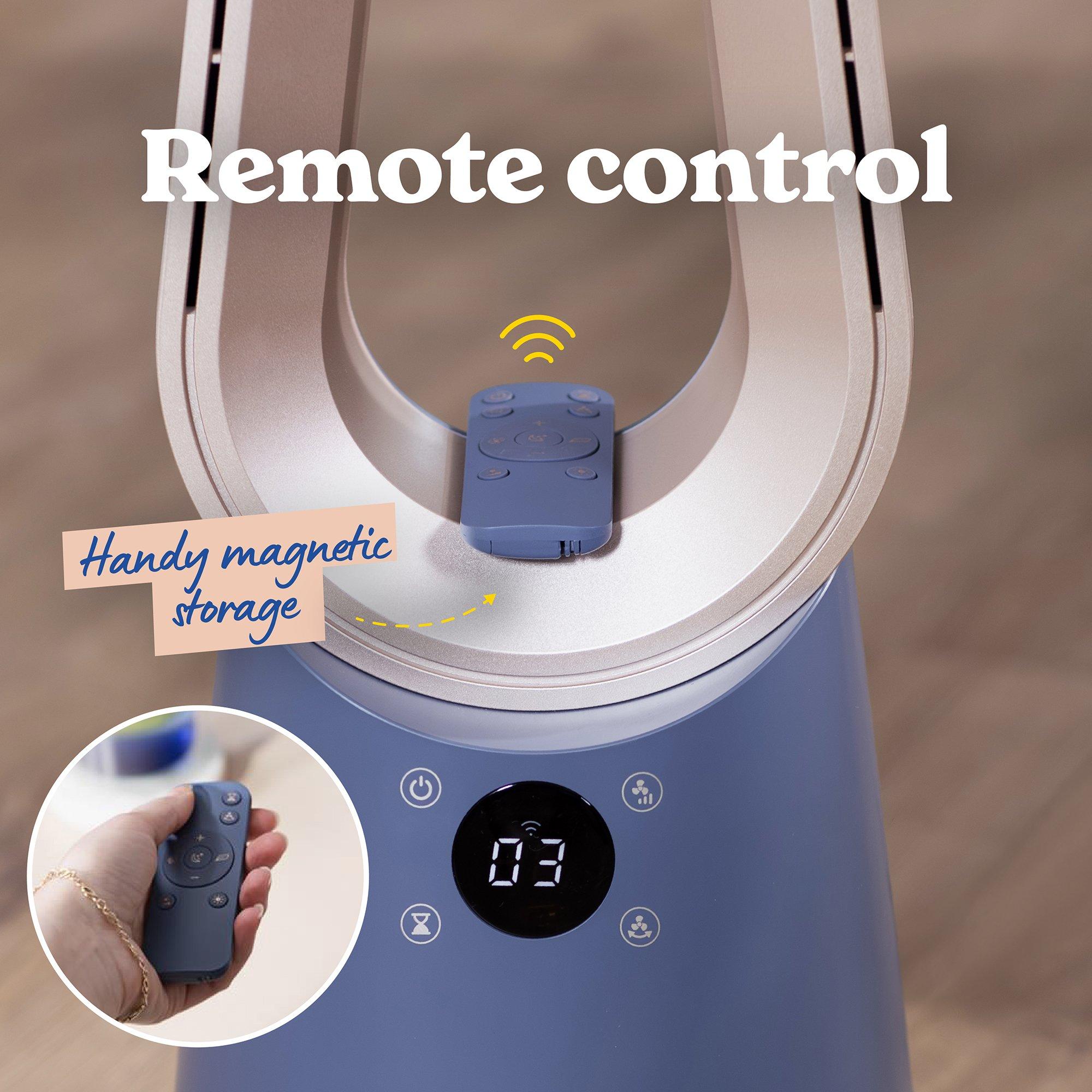 Navy Blue And C - Russell Hobbs - RHCBLDL10BLSM Smart Bladeless Cooling Fan - 9