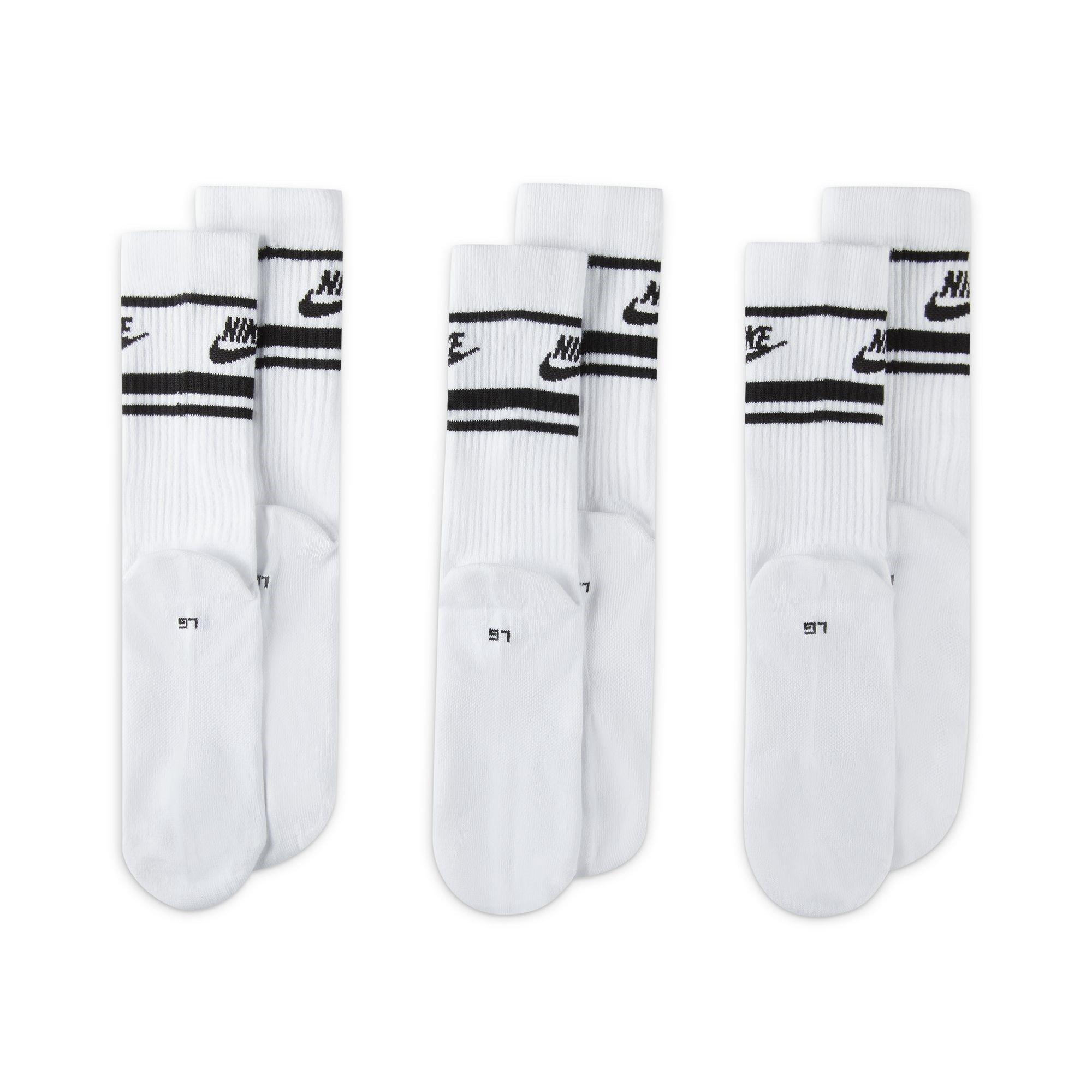 White/Black - Nike - Sportswear Dri FIT Everyday Essential 3 Pack - 4