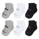 Blanc Multi - New Balance - NB 6 Pack Ankle Socks Unisex Juniors - 2