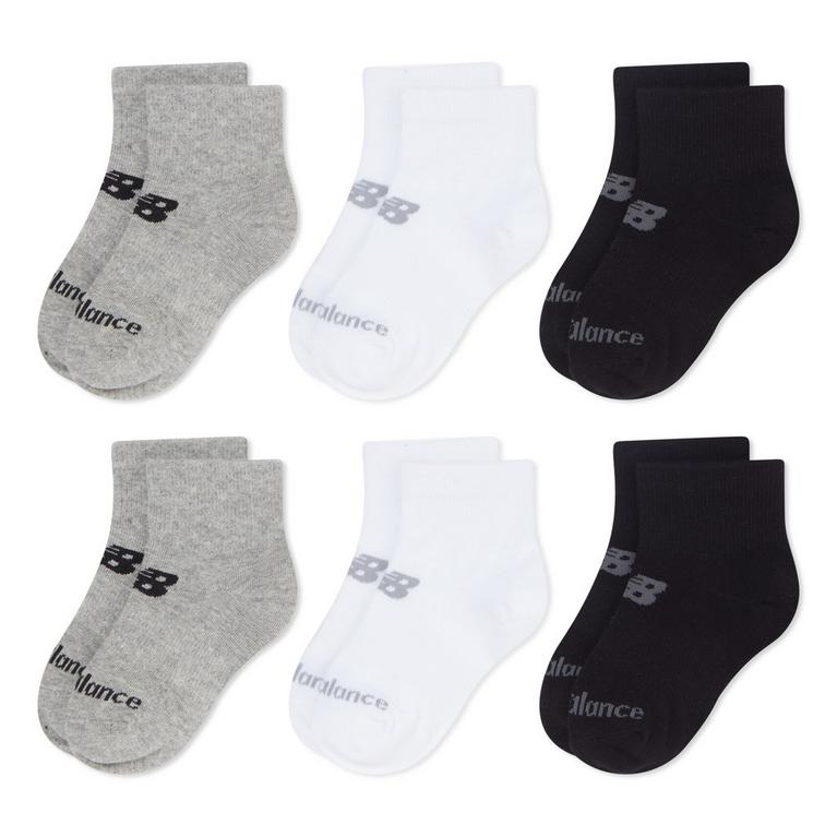 Blanc Multi - New Balance - NB 6 Pack Ankle Socks Unisex Juniors - 2
