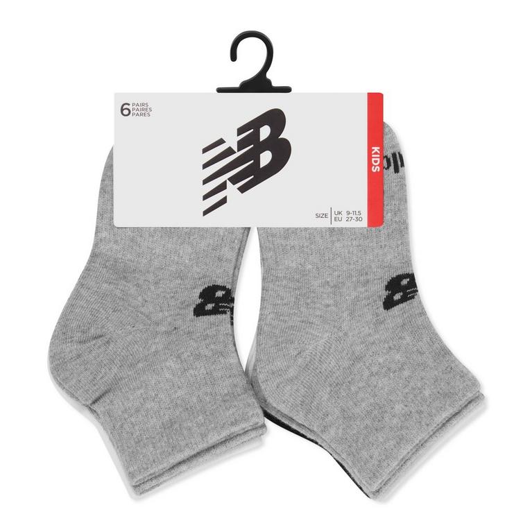 Blanc Multi - New Balance - NB 6 Pack Ankle Socks Unisex Juniors - 3