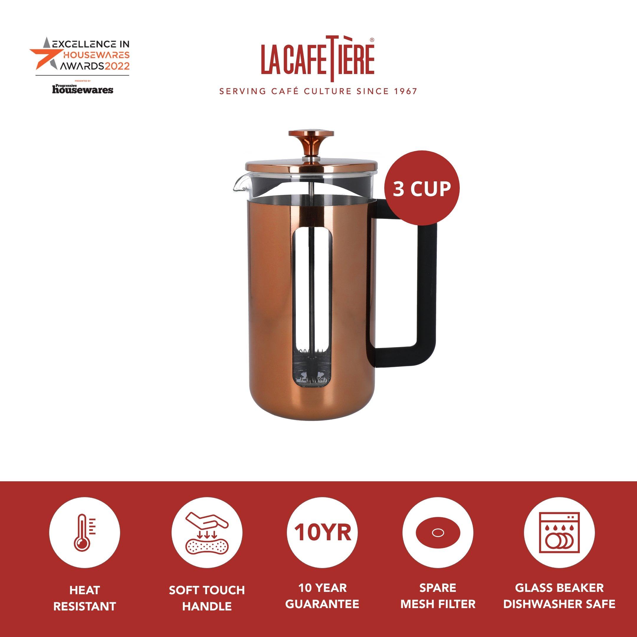 Copper - La Cafetiere - La Cafetière Pisa Glass Cafetiere - 6