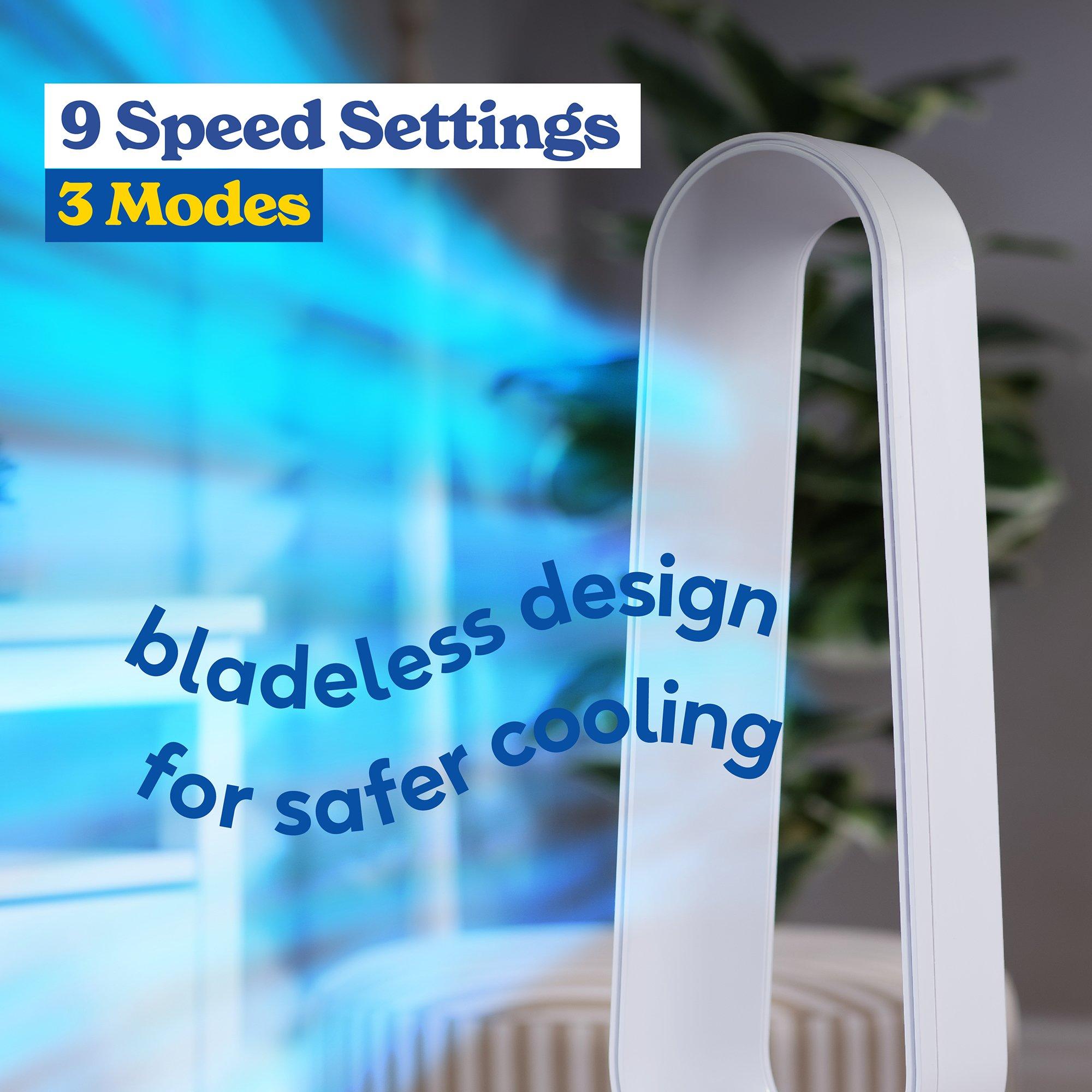 White - Russell Hobbs - RHBLDLC25SM Smart Bladeless Cooling Fan in White - 5