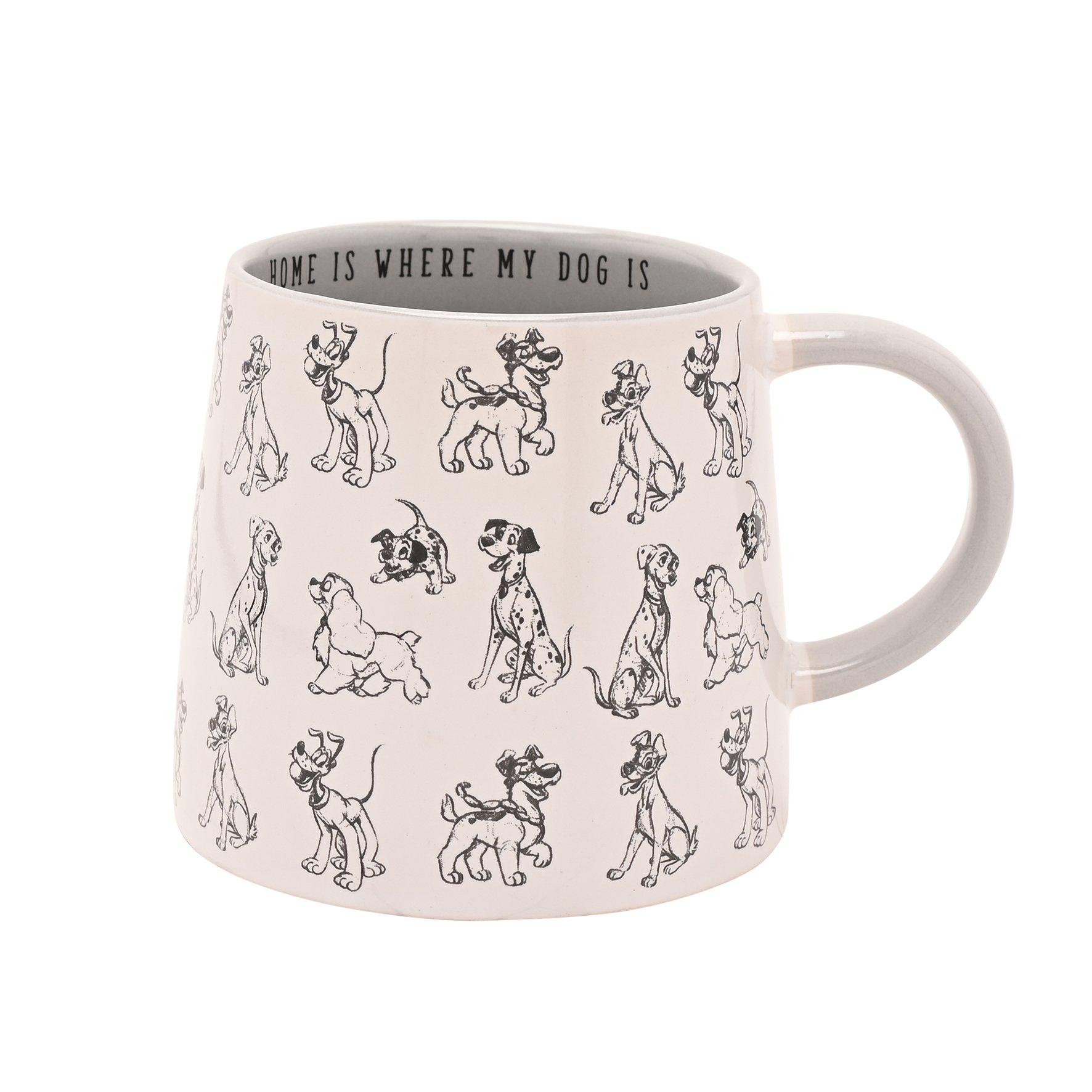 White - Disney - Disney Cats & Dogs Mug - Home Is Where My Dog Is - 1