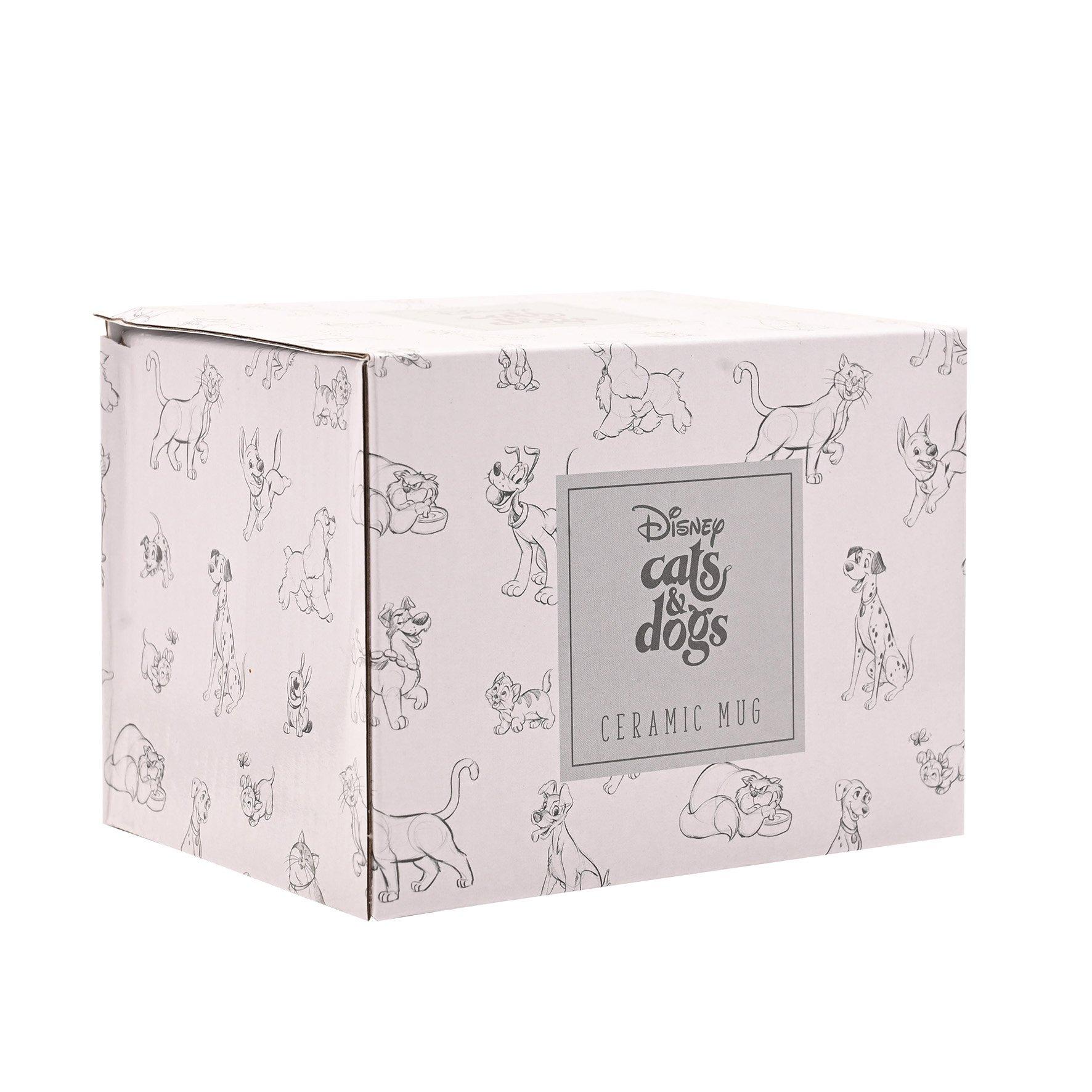 White - Disney - Disney Cats & Dogs Mug - Home Is Where My Dog Is - 5