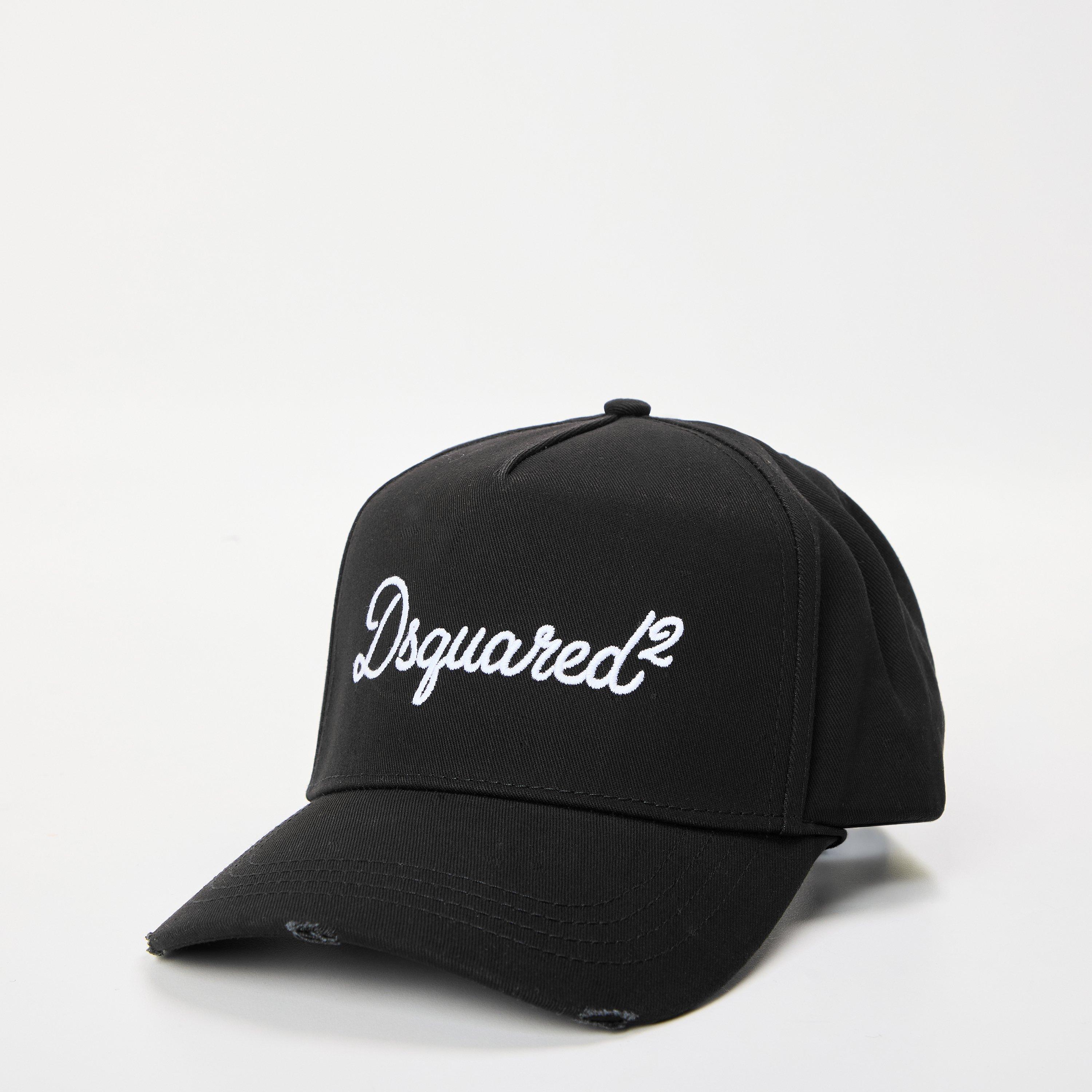 DSquared2 Men's DSQ Signature Baseball Cap - Black