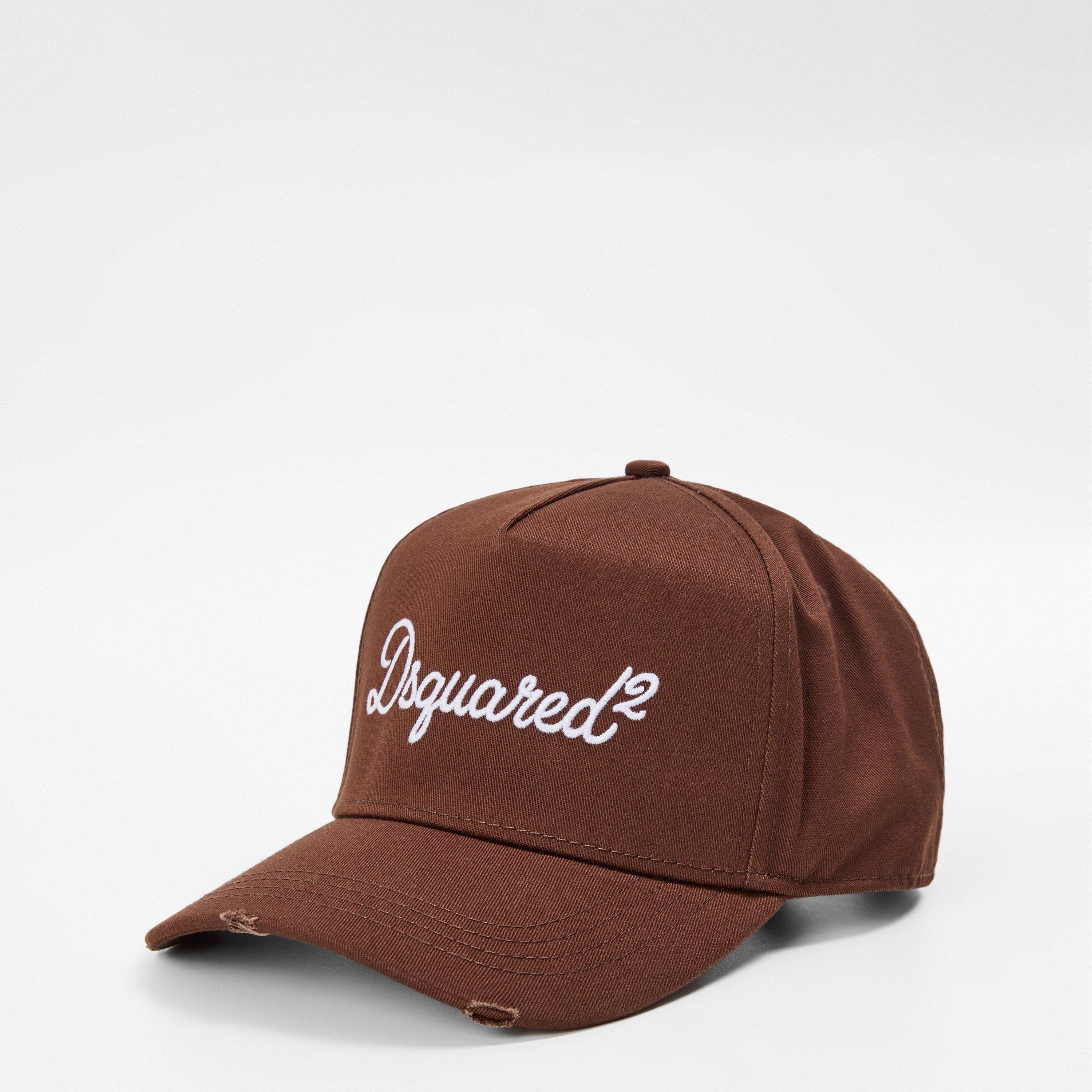 DSquared2 Men's DSQ Signature Baseball Cap - Brown - Mens