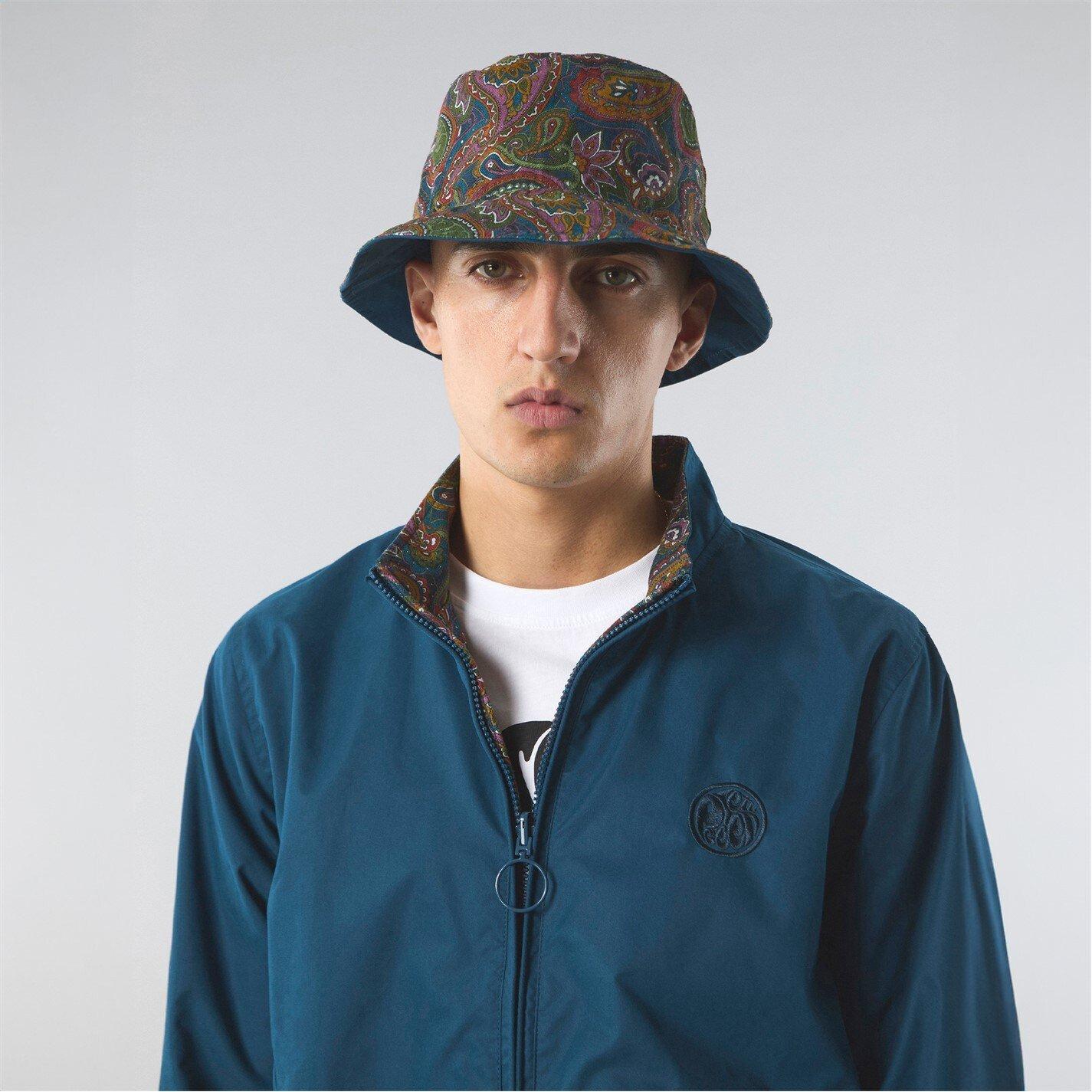 Multi - Pretty Green - Men's Paisley Bucket Hat - 4