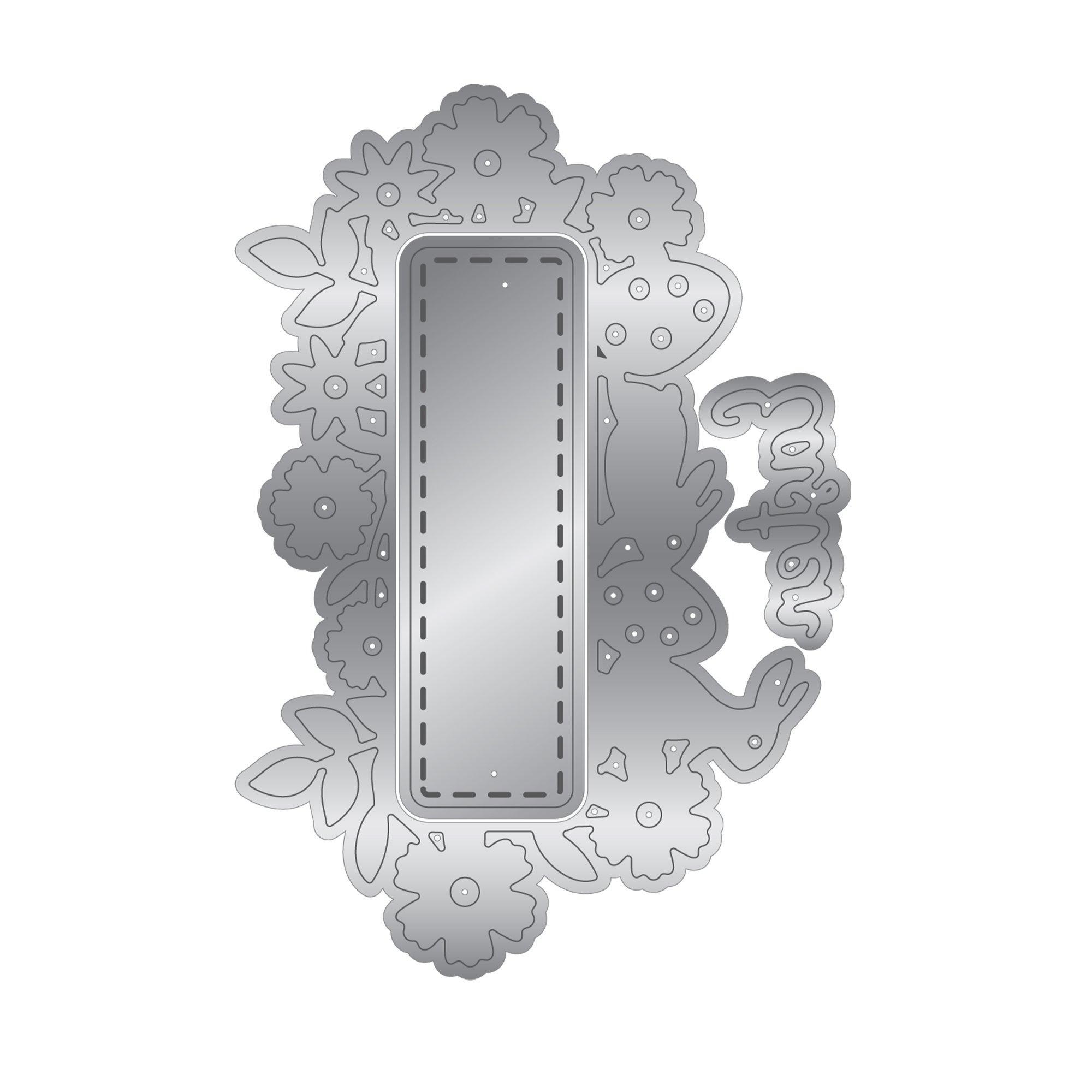 Multi - Crafters Companion - Hoppy Easter Stamp & Die - 2