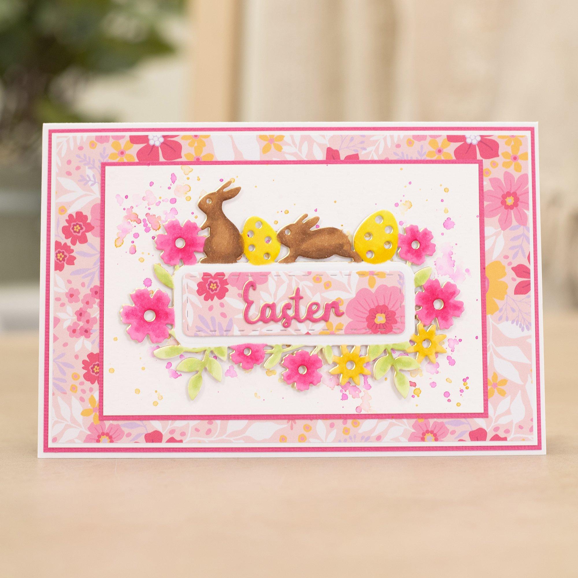 Multi - Crafters Companion - Hoppy Easter Stamp & Die - 3