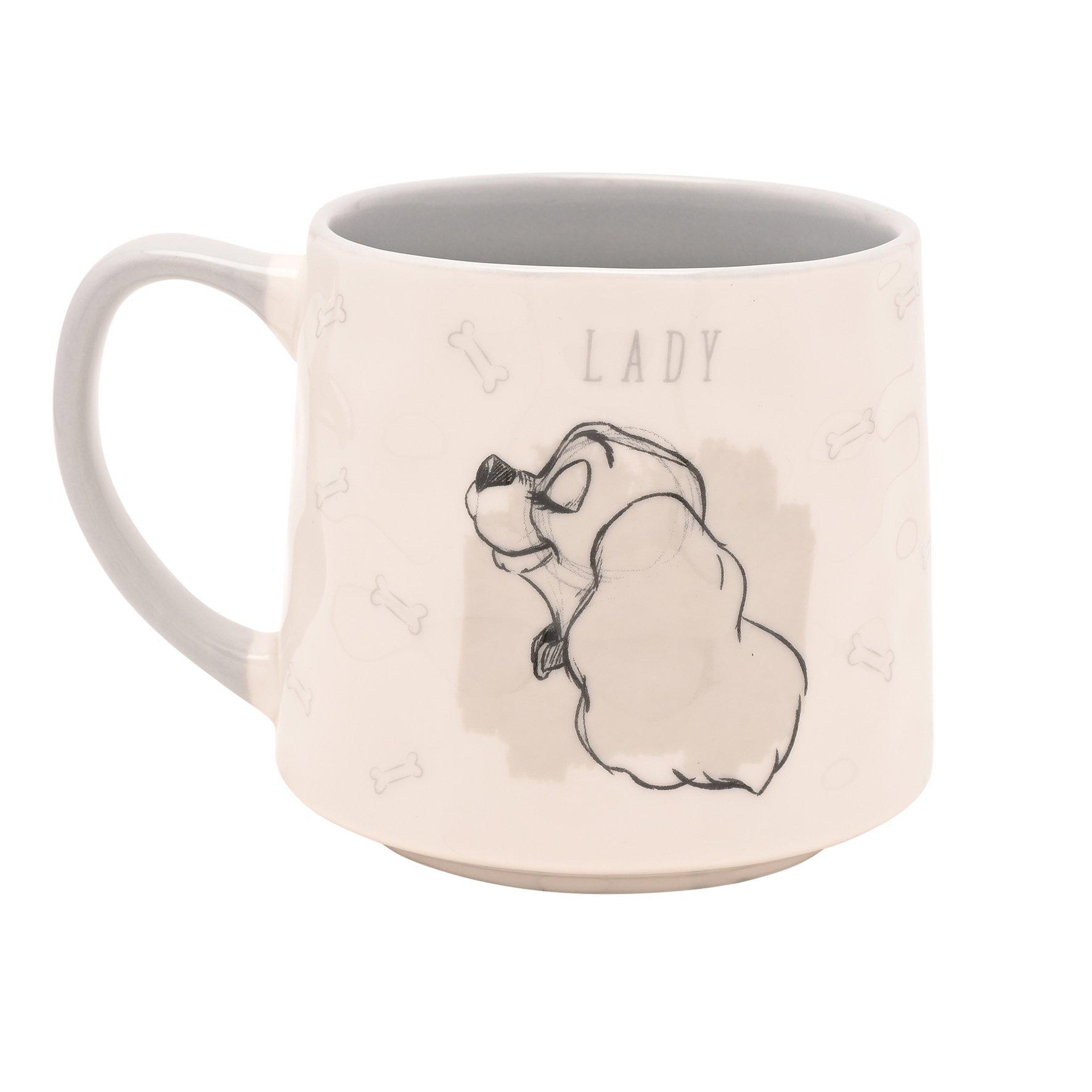 White - Disney - Disney Cats & Dogs Mug - Lady & The Tramp - 1