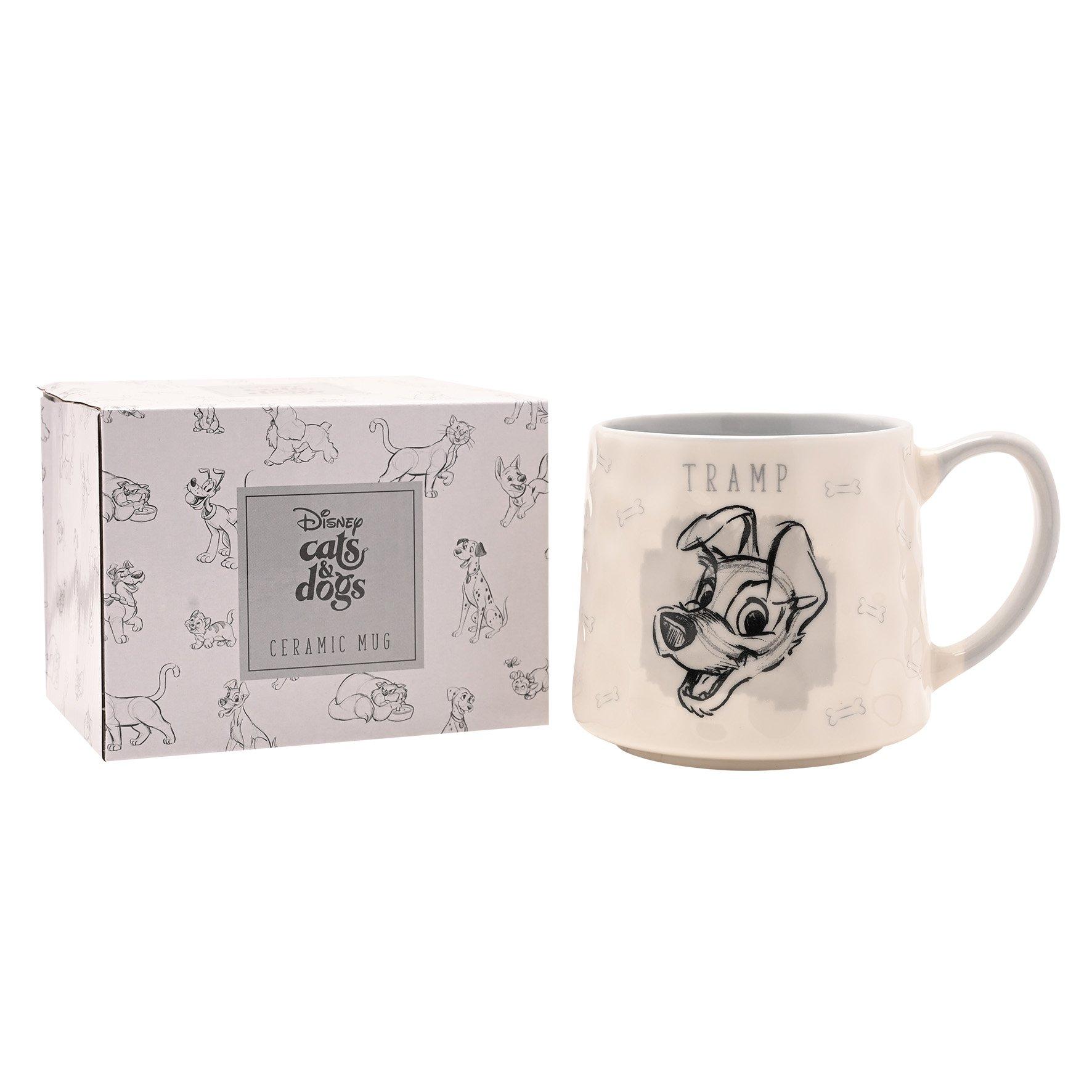 White - Disney - Disney Cats & Dogs Mug - Lady & The Tramp - 3