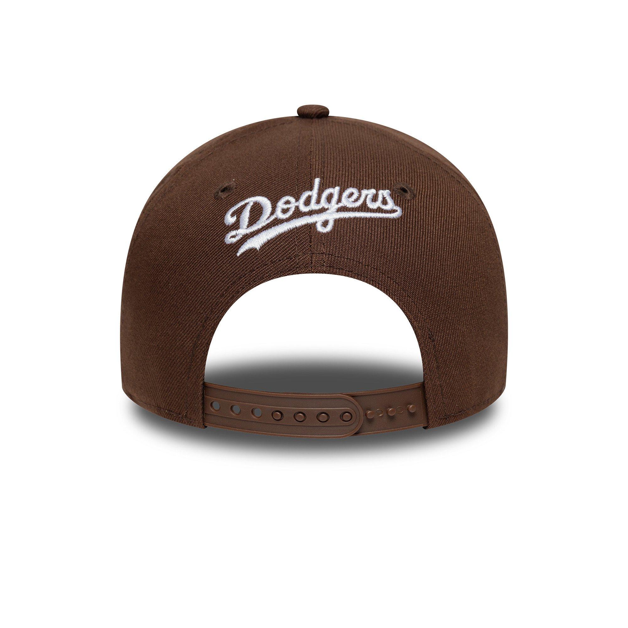 LA Brown / Red - New Era - Outline Script Cap - 3