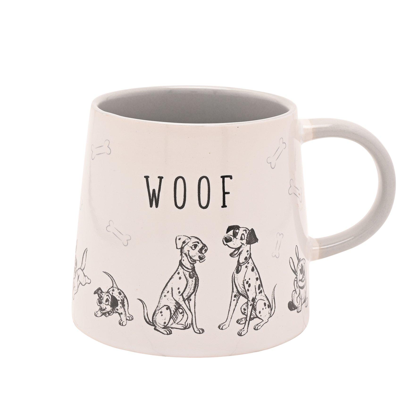 White - Disney - Disney Cats & Dogs Mug - Woof - 2