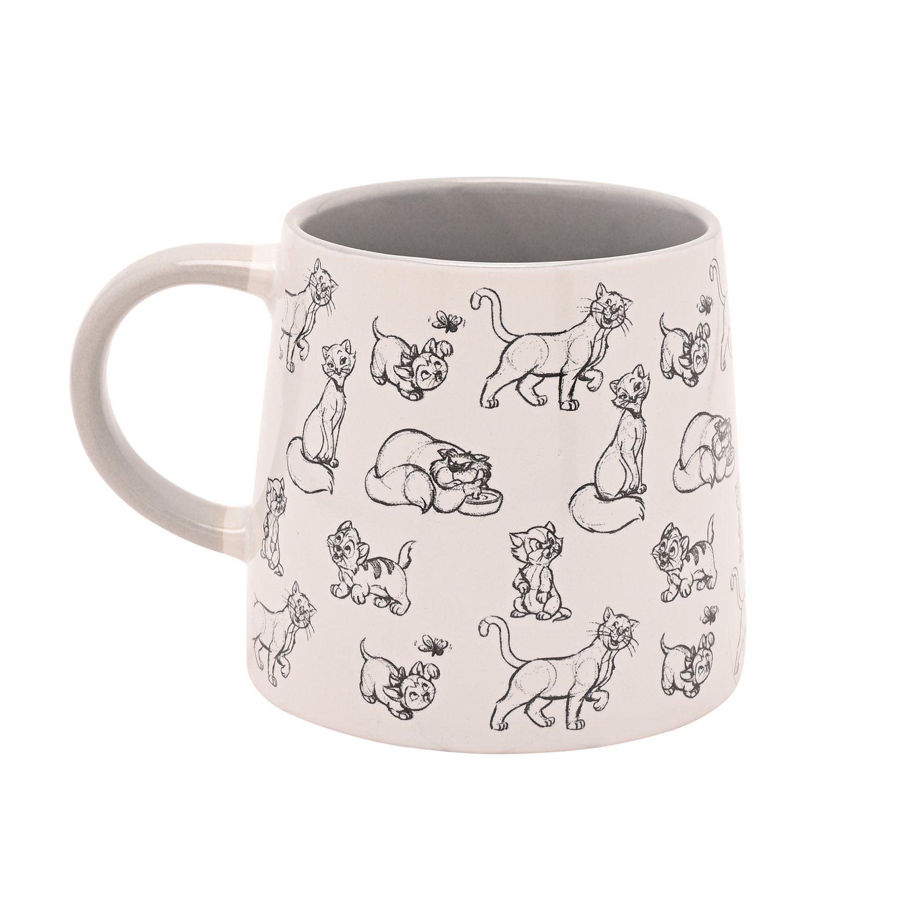White - Disney - Disney Cats & Dogs Mug - Home Is Where My Cat Is - 3