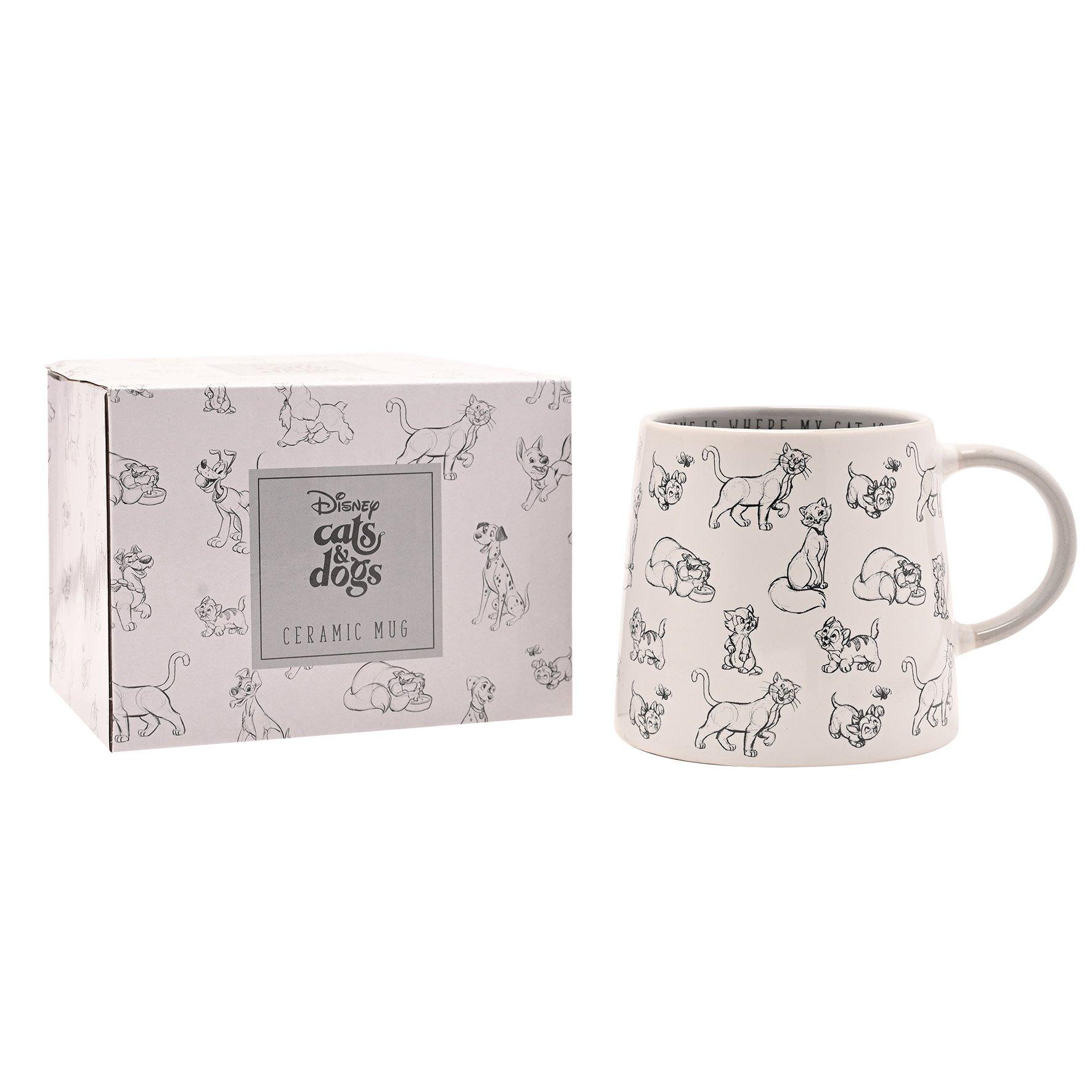 White - Disney - Disney Cats & Dogs Mug - Home Is Where My Cat Is - 4