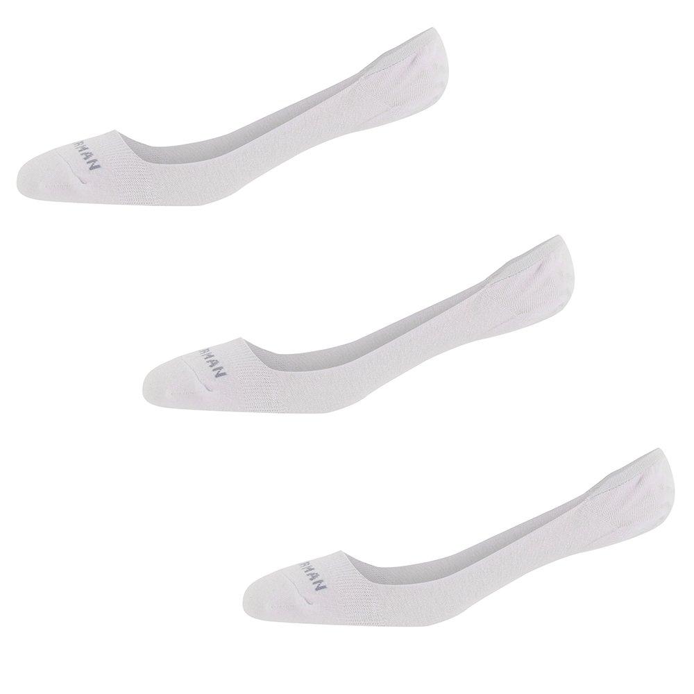 Ben Sherman Men's 3 Pack Liner Socks Makalu - White - 7-11