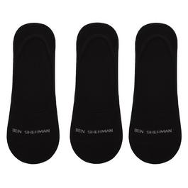 Ben Sherman Mens 3 Pack Liner Socks Makalu