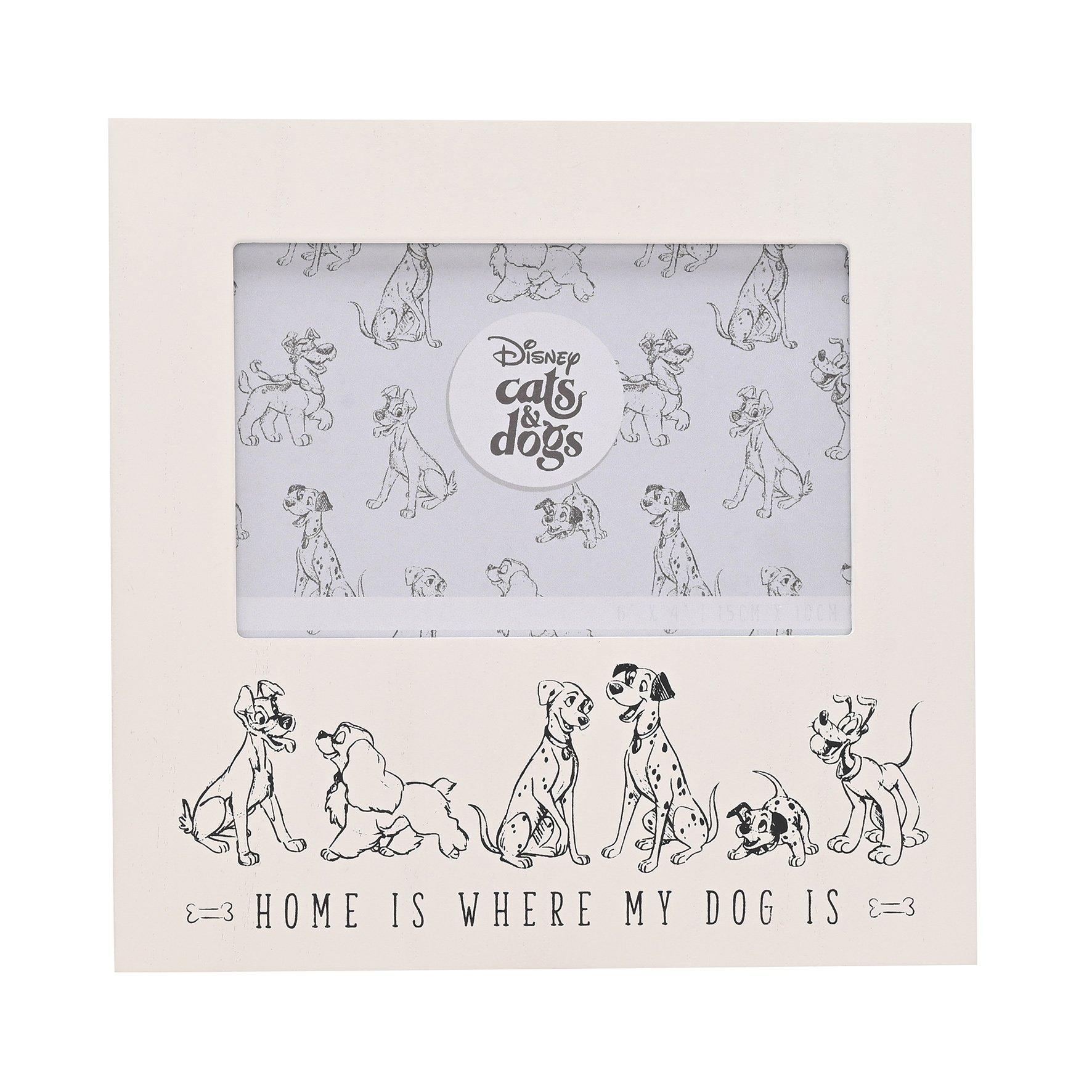 White - Disney - Disney Cats & Dogs Photo Frame Home Is Where My Do - 2