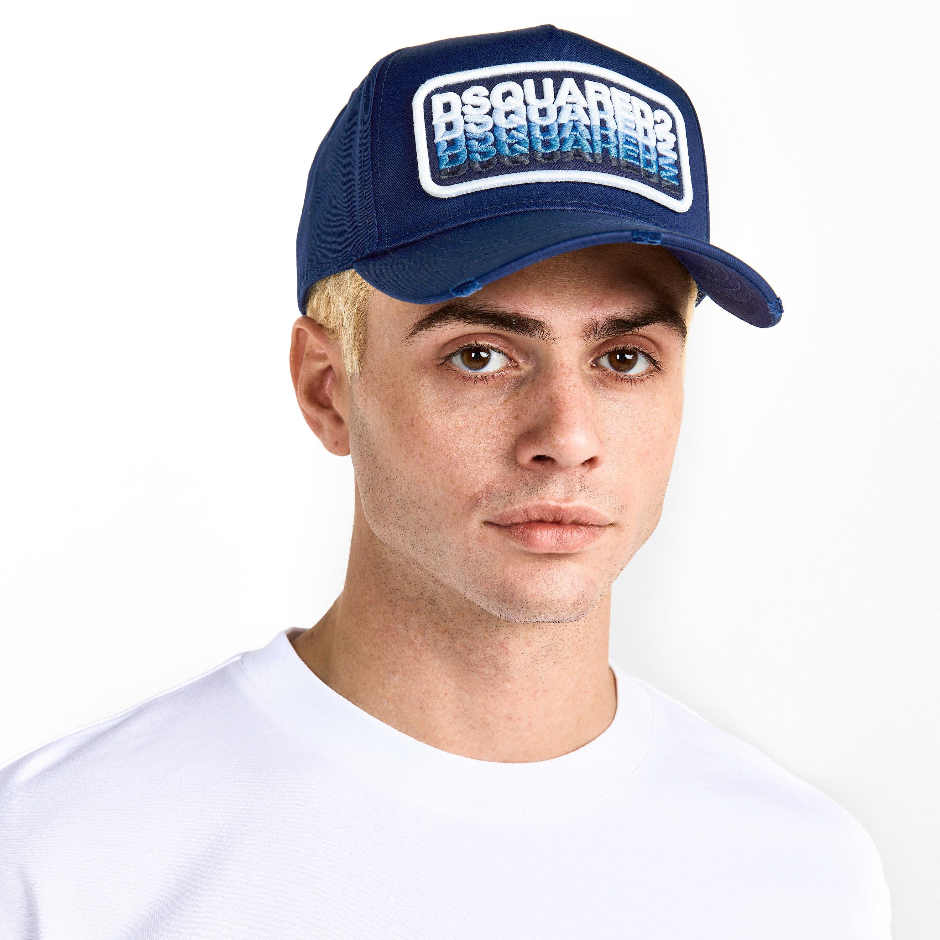 Navy - DSquared2 - Men's DSQ Multi Baseball Cap - 3