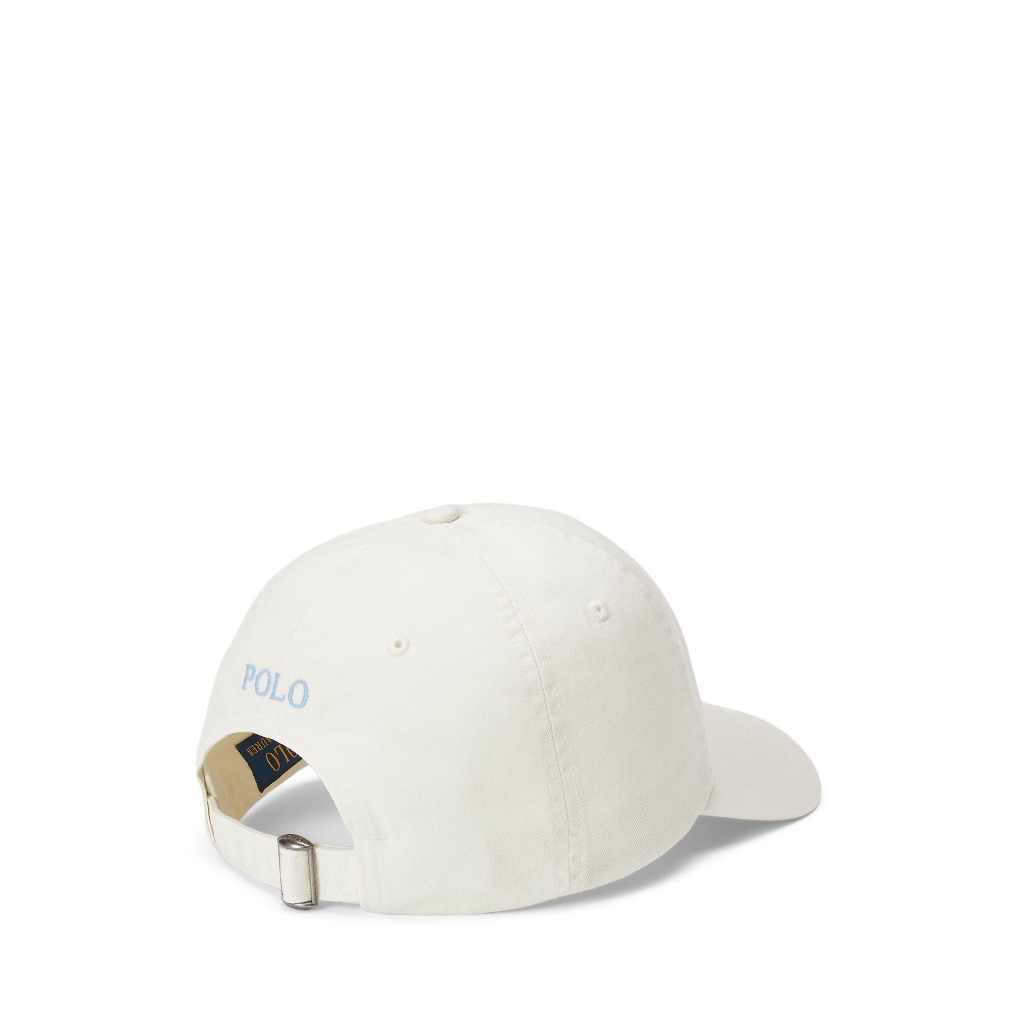 PARCHMENT CREAM - Polo Ralph Lauren - Cotton Chino Pony Baseball Cap - 2