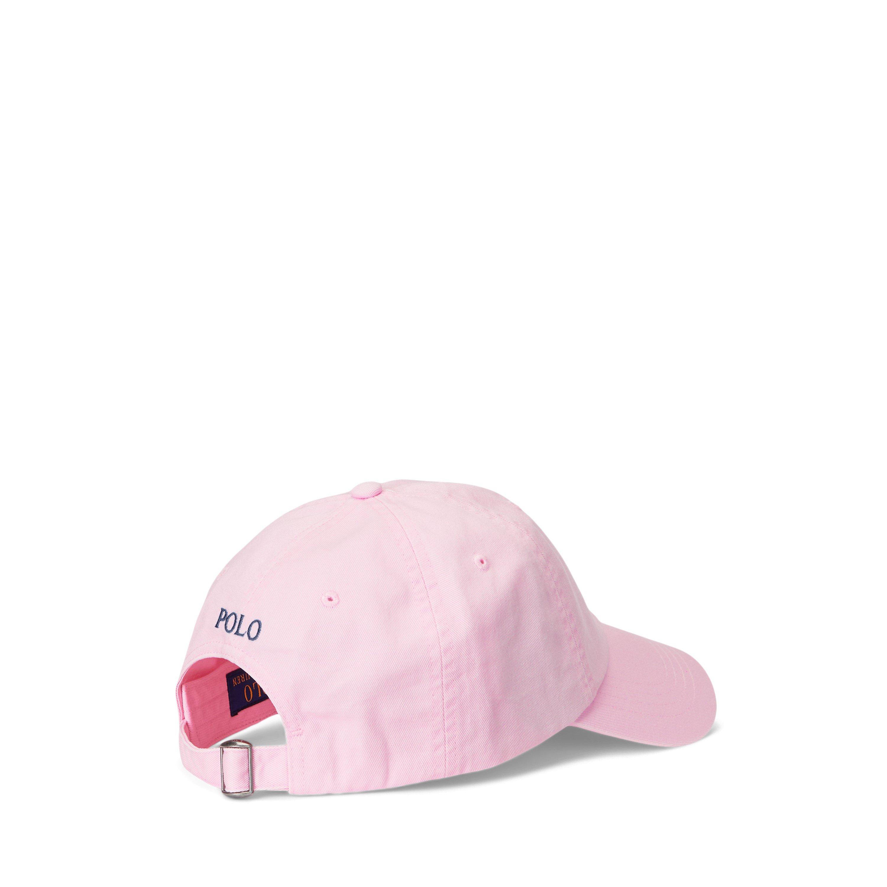 Pink/Blue - Polo Ralph Lauren - Cotton Chino Pony Baseball Cap - 2