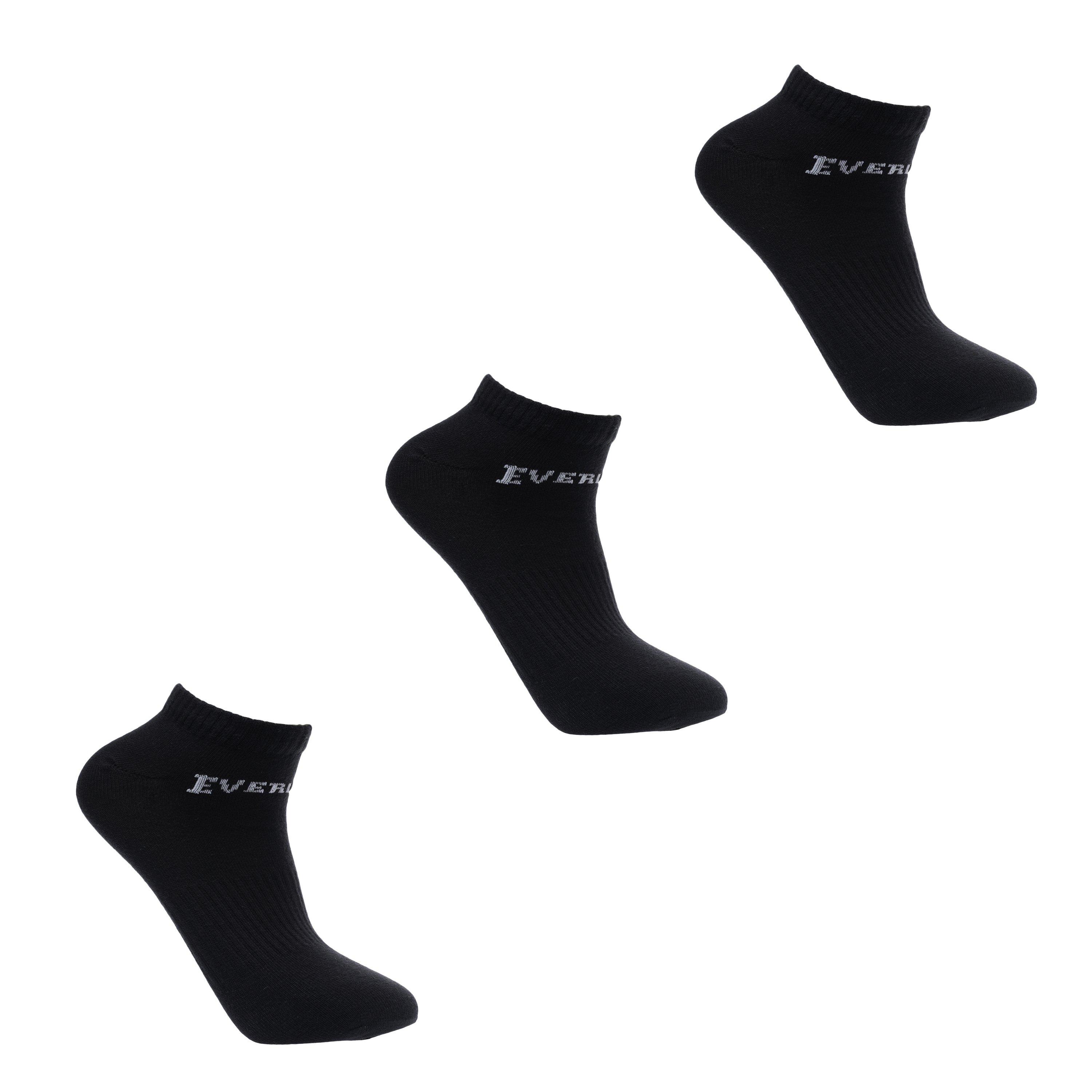 Black - Everlast - 3 Pack Trainer Socks Ladies - 1