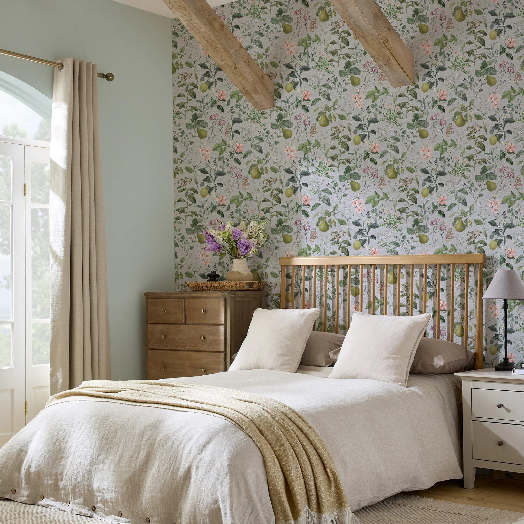 Superfresco Easy  Ophelia Duckegg Wallpaper - Duck Egg