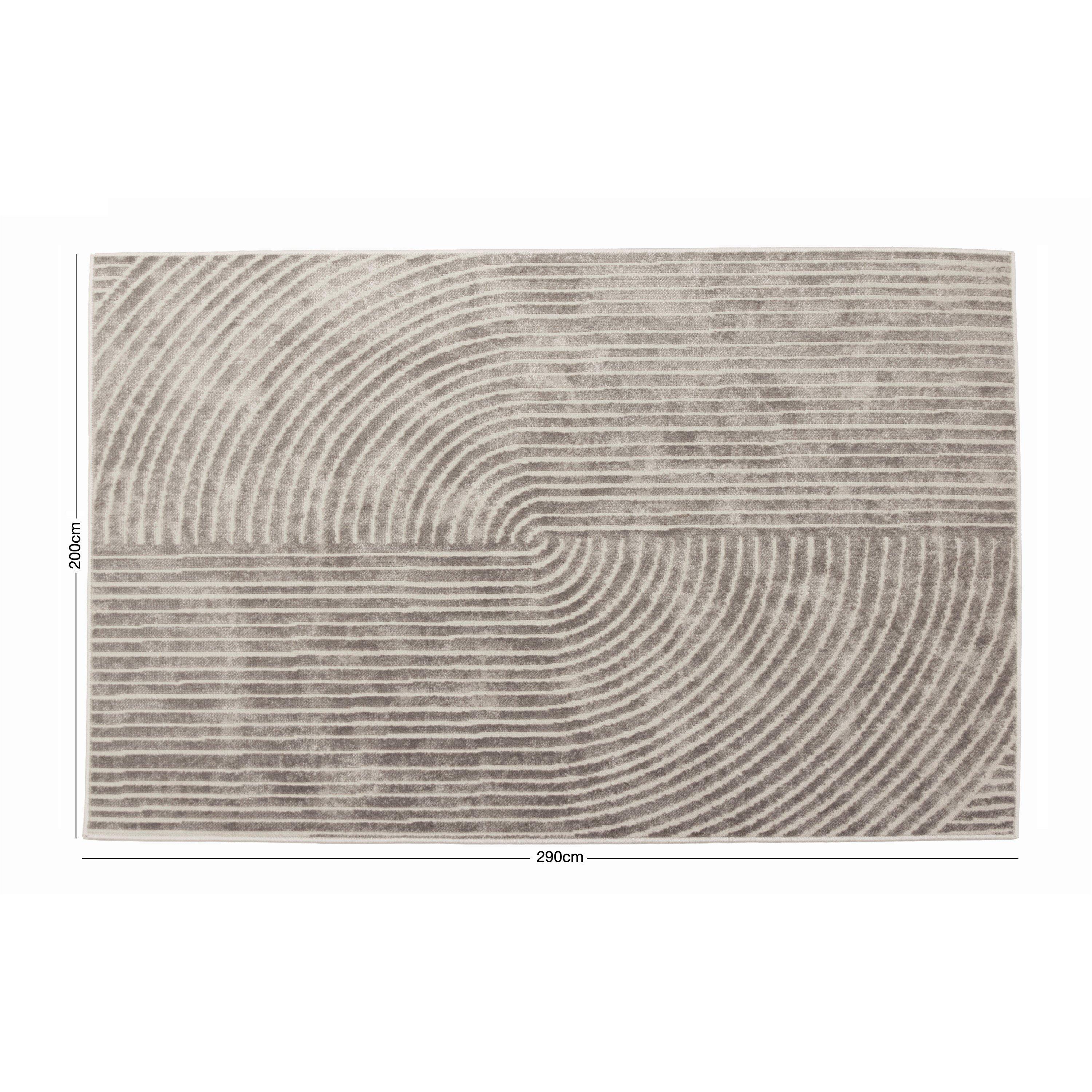 Grey - Arthouse - Muse Zen Grey 200 x 290cm Rug - 5