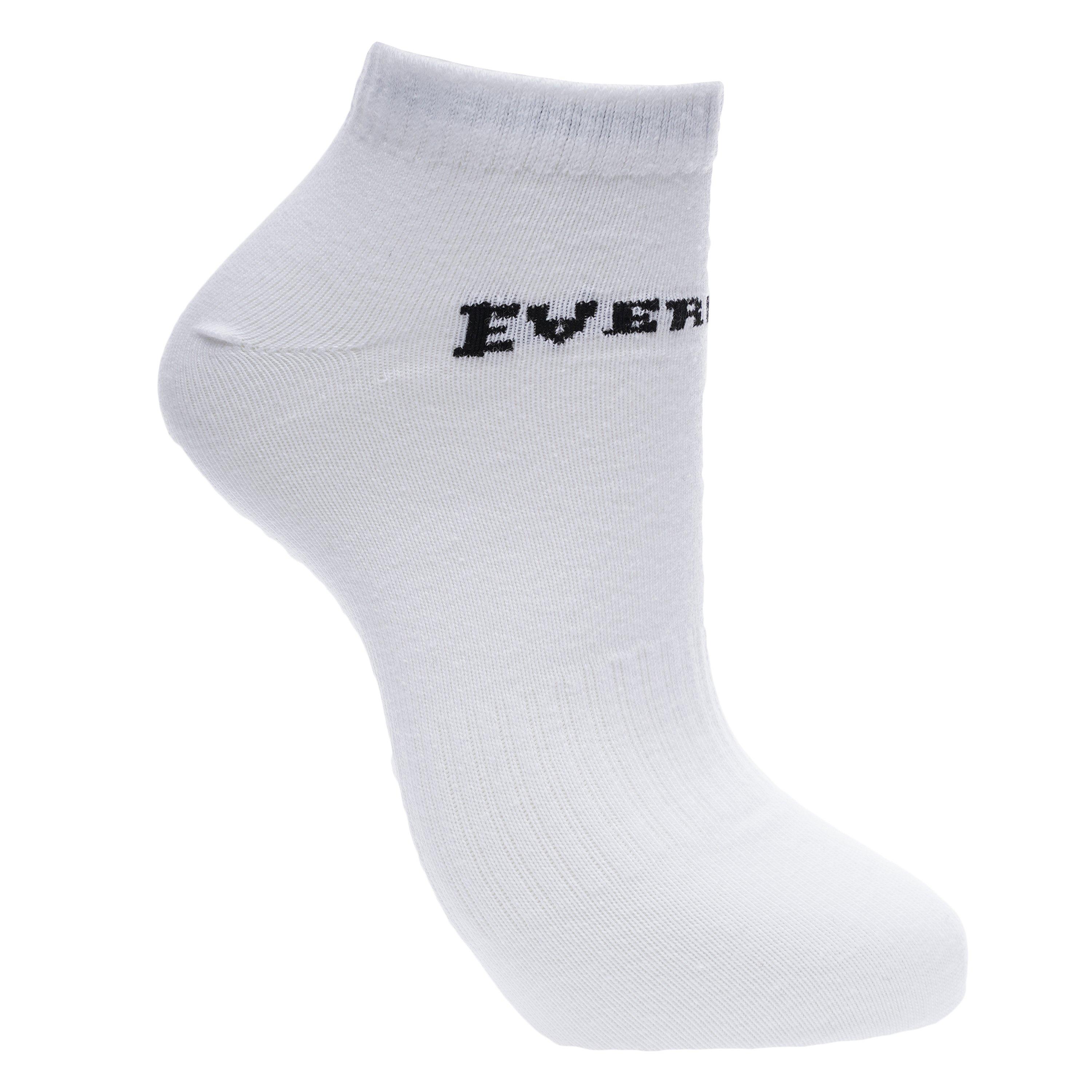 White - Everlast - 3 Pack Trainer Socks Mens - 2