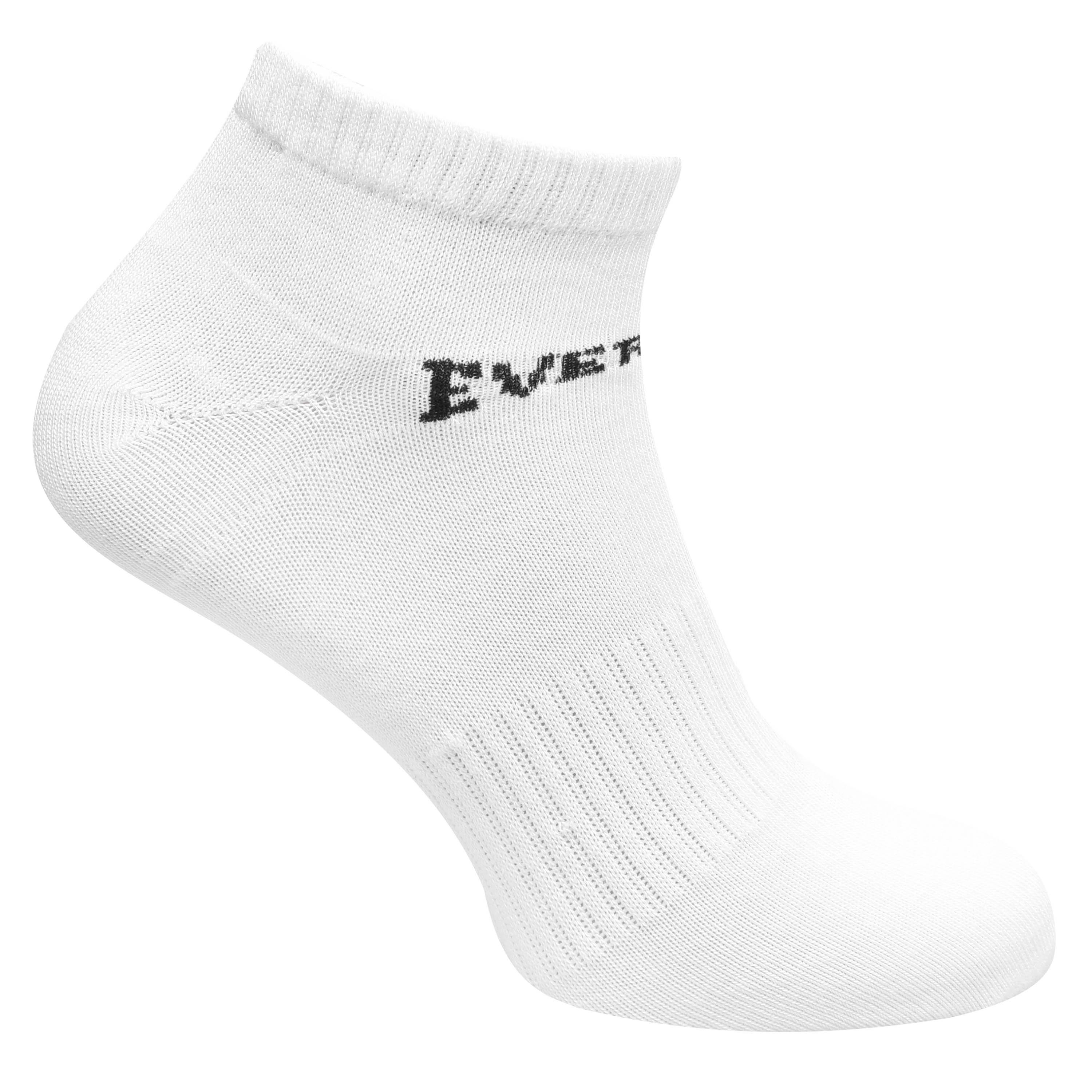 White - Everlast - 3 Pack Trainer Socks Mens - 3