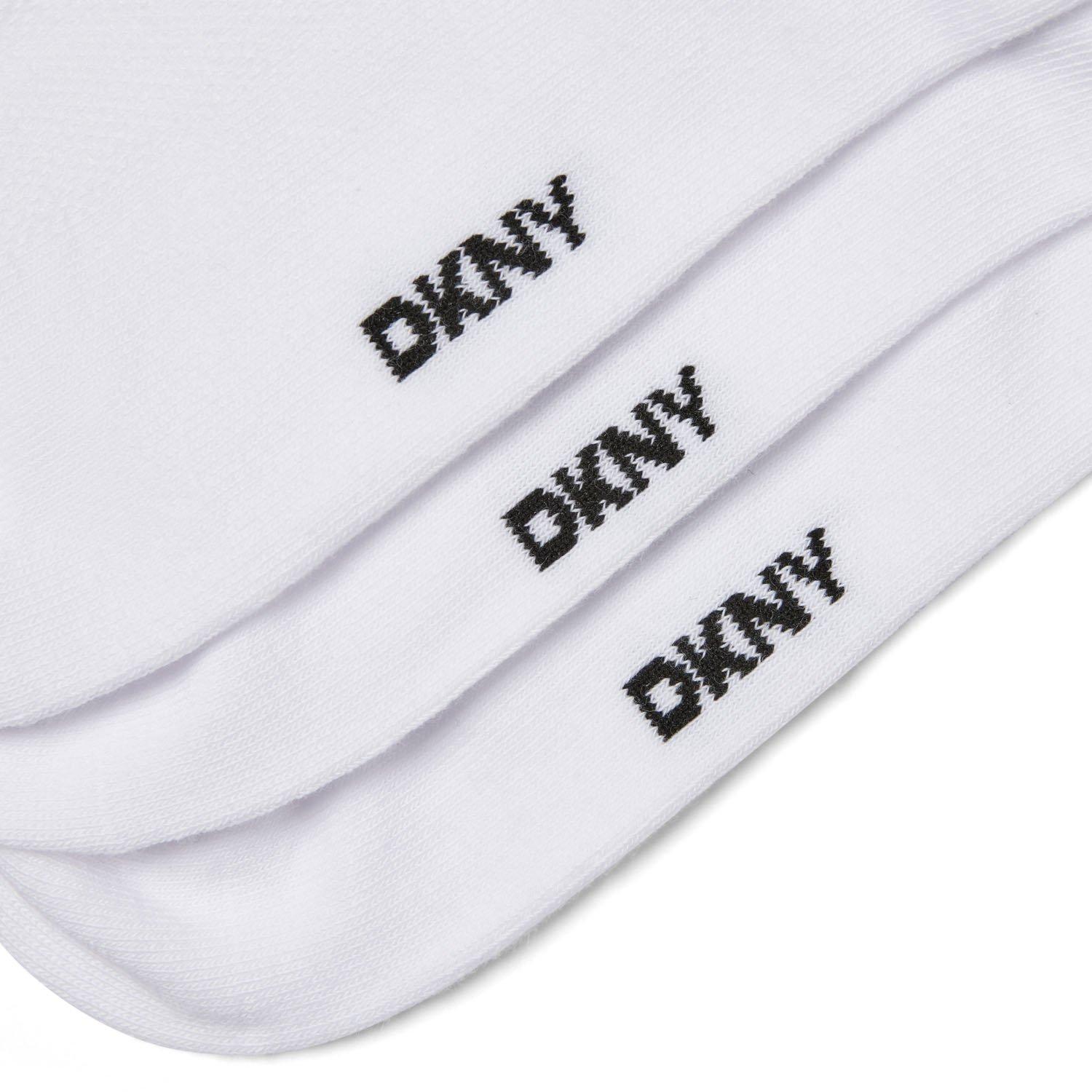 3pk Wit - DKNY - Womens 3 Pack Trainer Socks Layla - 5